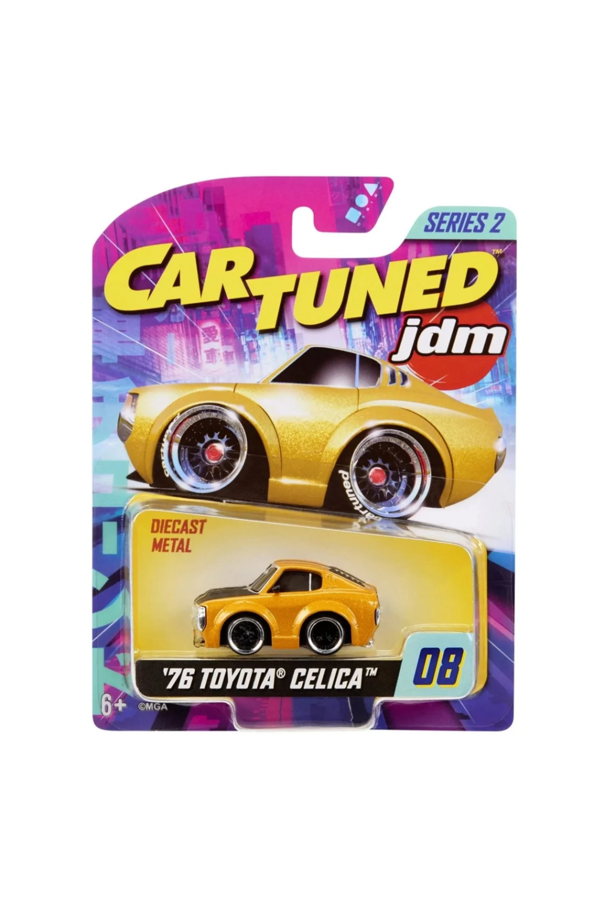 CarTuned JDM Seri 2 1976 Toyota Celica (Heçbek) - Sarı Araba