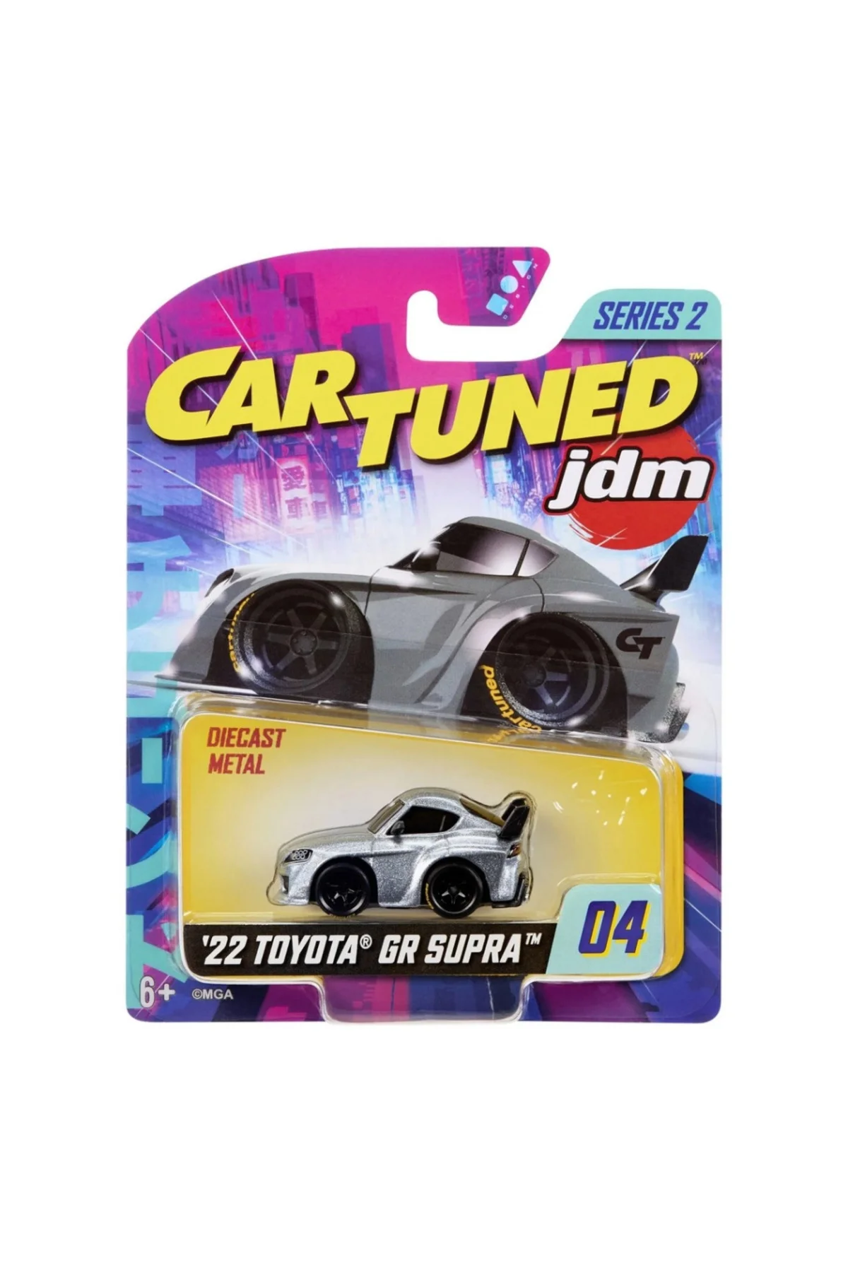 CarTuned JDM Seri 2 2022 Toyota GR Supra - Gri Araba