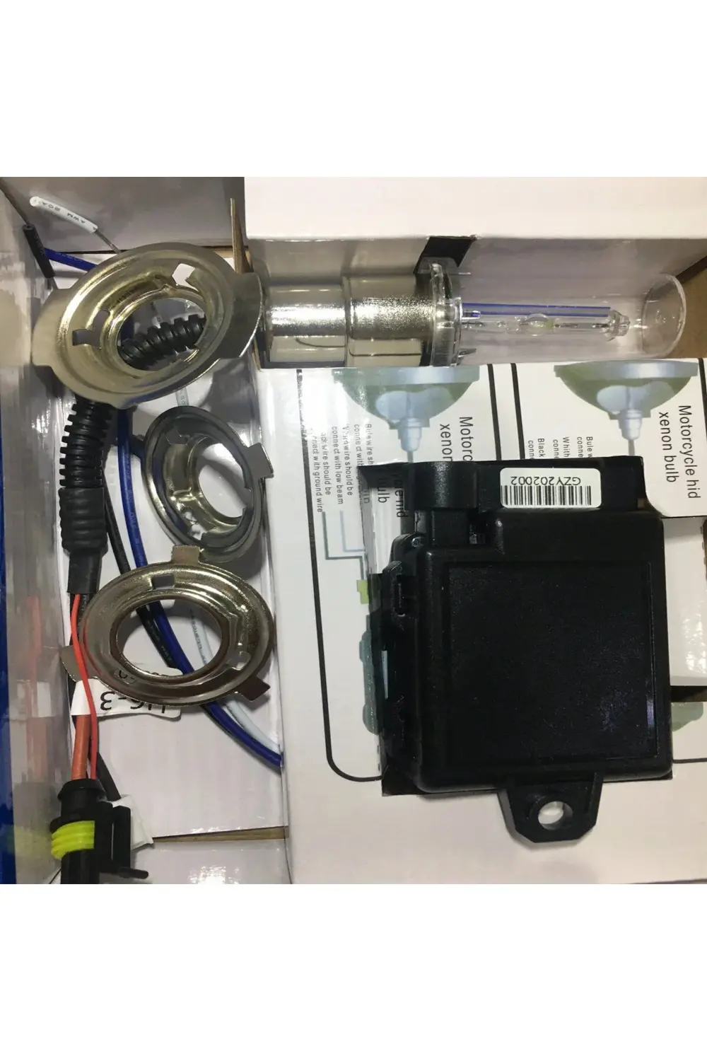 Carub Motorsiklet Hibrid Zenon 8000k Buz Mavi