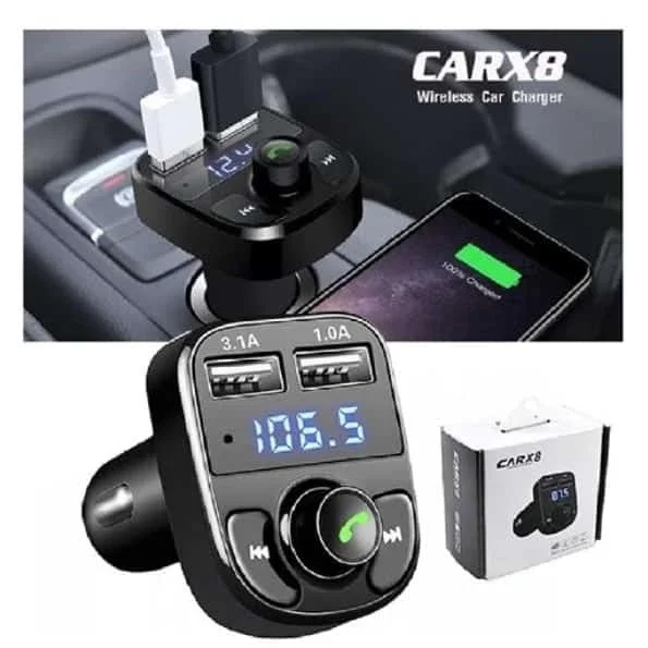 CARX8 Digital Ekran Bluetooth Araç Kiti MP3 FM Transmitter Fiyatı, Yorumları ve Özellikleri
