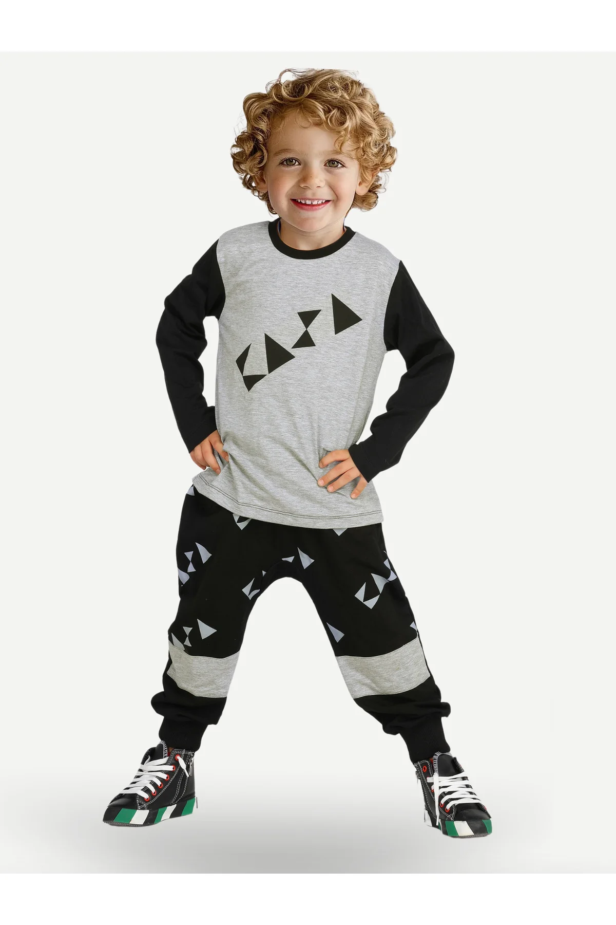 Casa Black Baggy Pantolon + T-shirt Takım