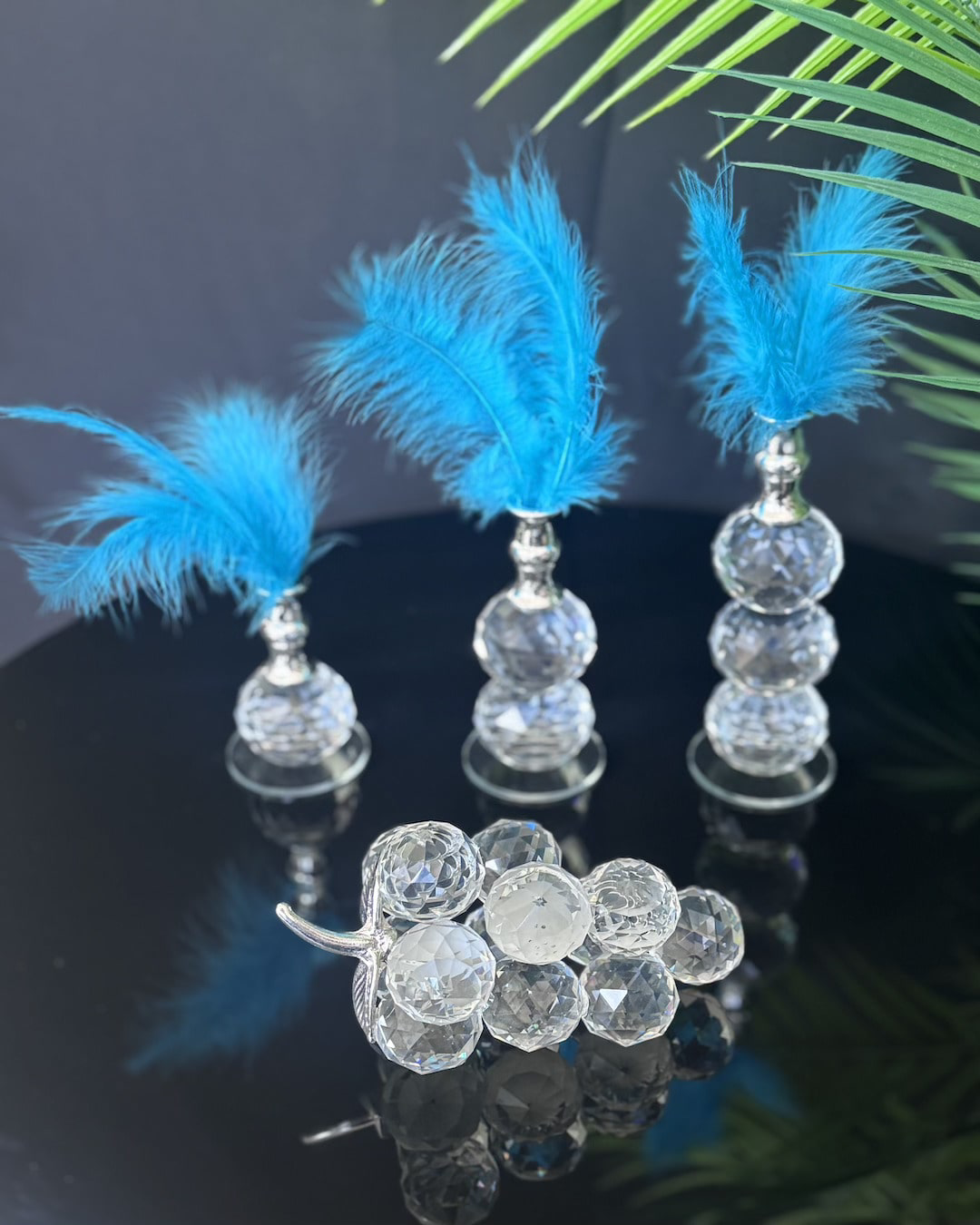 Cascade Dekoratif Gümüş Tüylük ve Üzüm Cascade Dekoratif Gümüş Tüylük ve Üzüm
