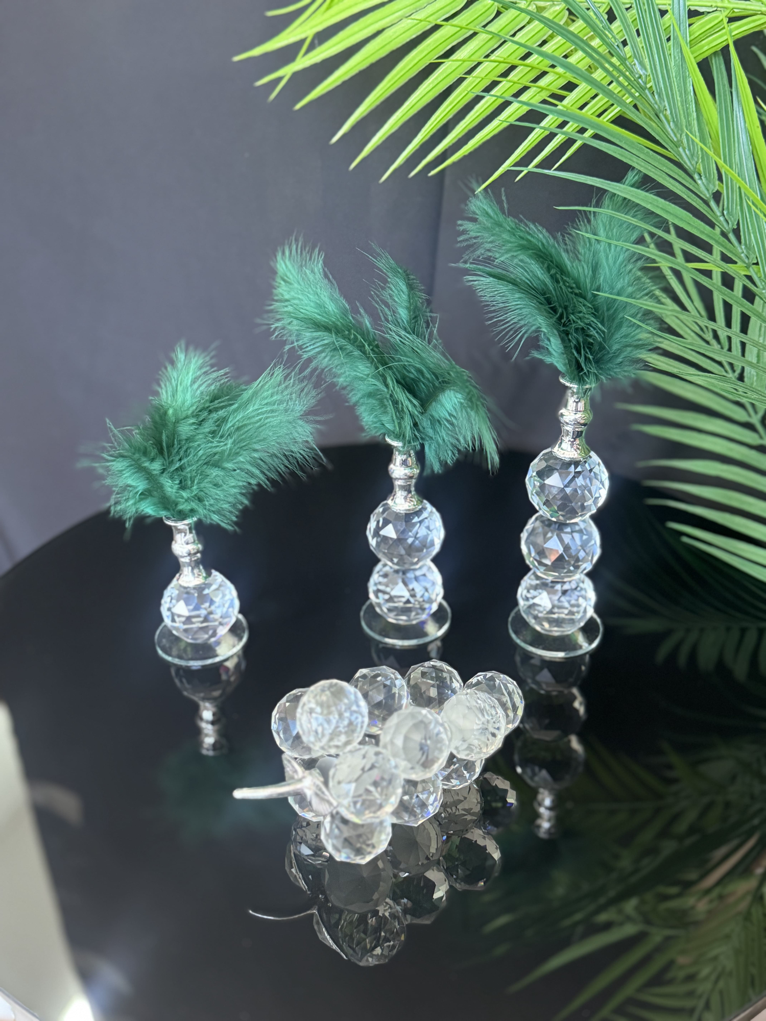 Cascade Dekoratif Gümüş Tüylük ve Üzüm Cascade Dekoratif Gümüş Tüylük ve Üzüm
