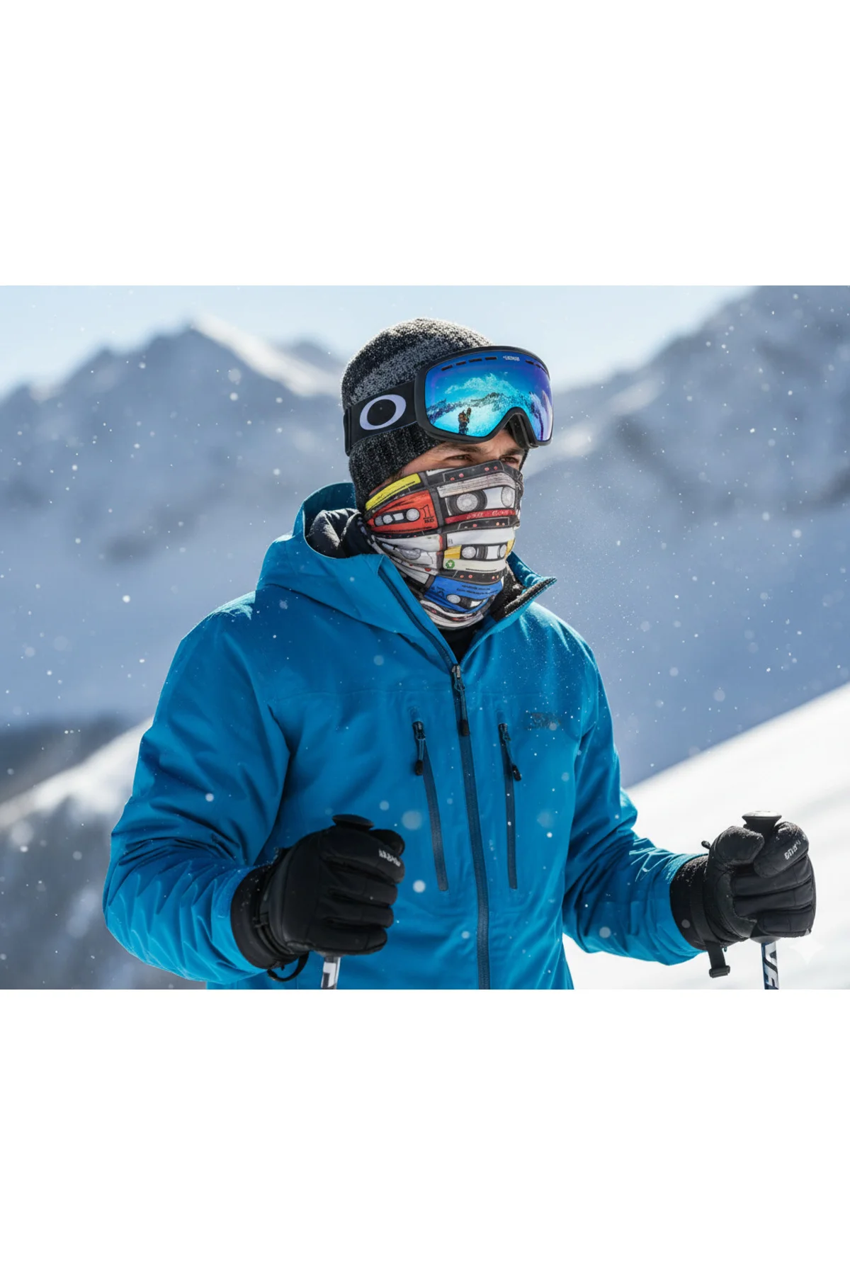 CASETTE Unisex Motorcu Buff Outdoor Bandana– Rüzgâr, Toz ve Soğuğ