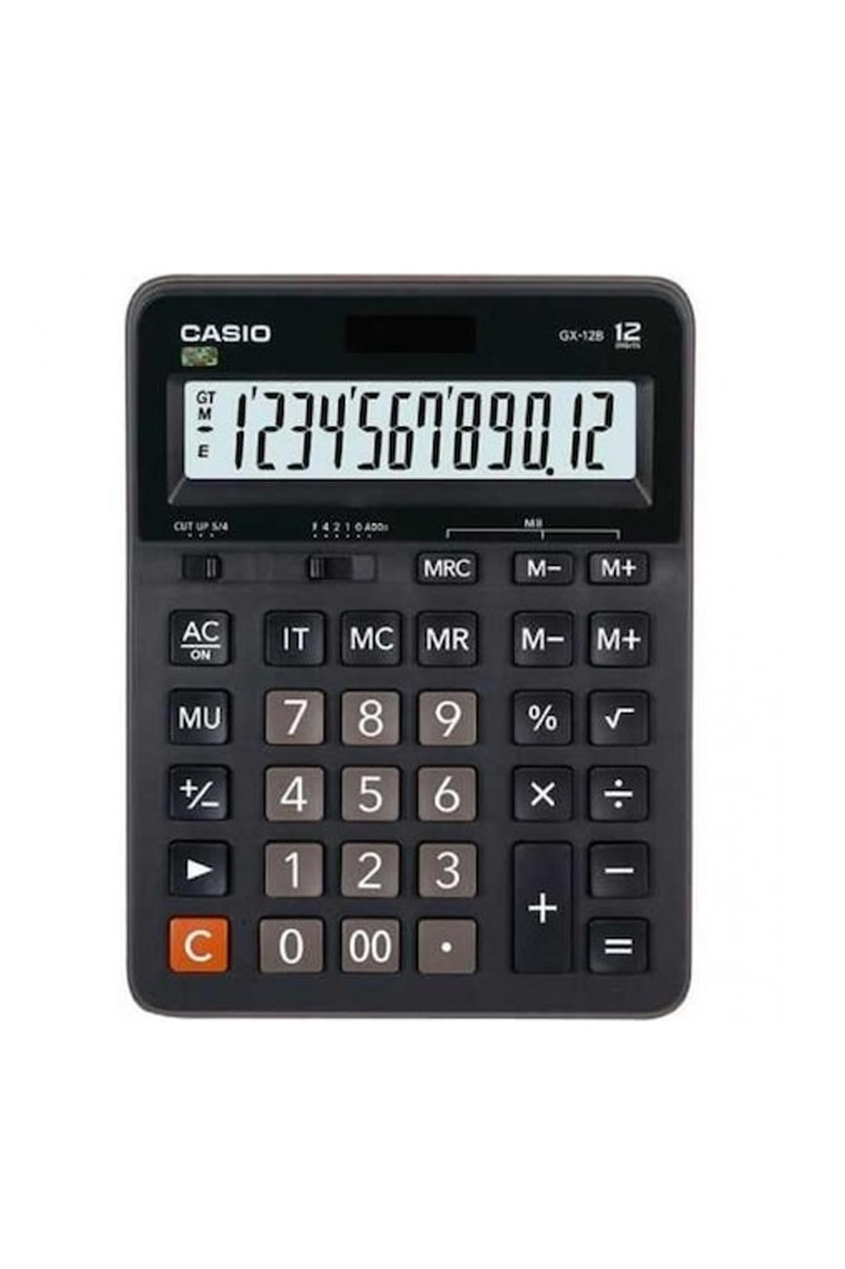 Just Cheap Store Casio Gx-12B-Bk-W-Dc Hesap Makinesi Desktop Masaüstü