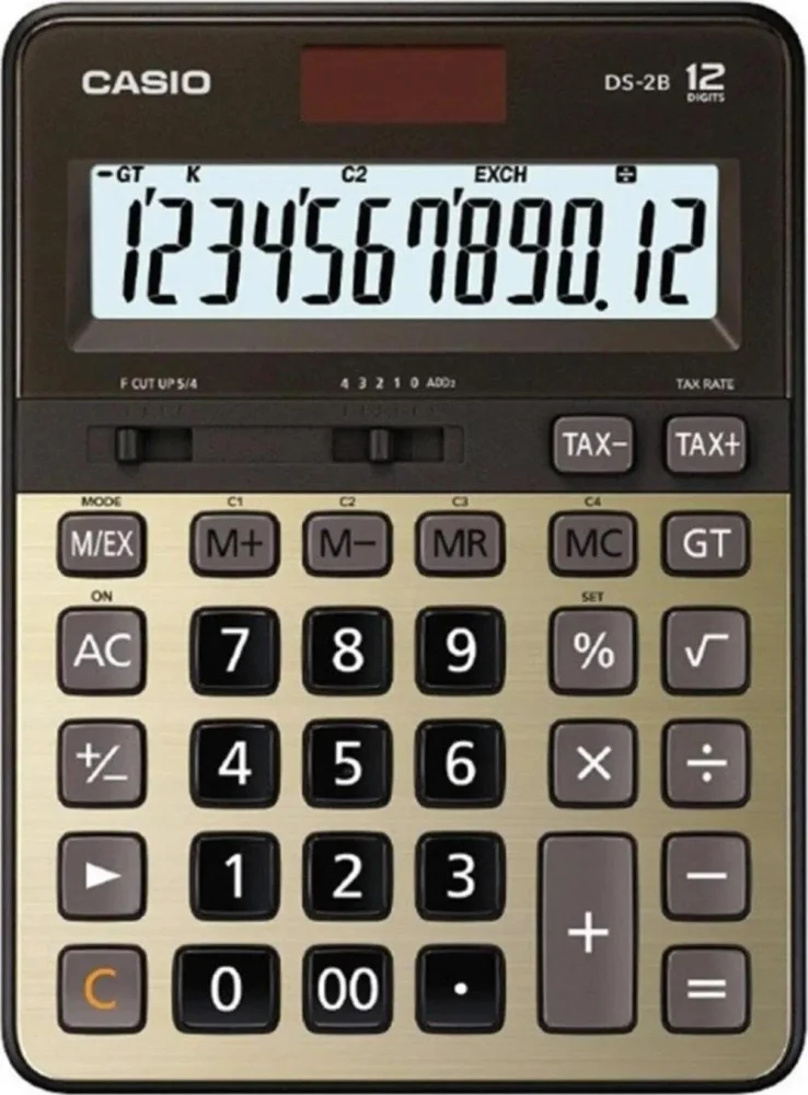 Casio Hesap Makinesi Masa Üstü 12 Hane Prof DS-2B-GD