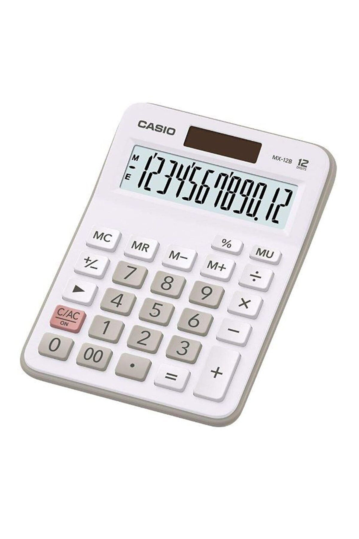 Casio Mx-12b-we Beyaz 12 Hane Masa Üstü Hesap Makinesi