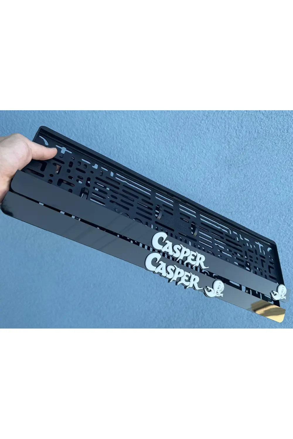 Casper 3d Kabrtmalı Pleksi Araba Plakalığı 1 Takım