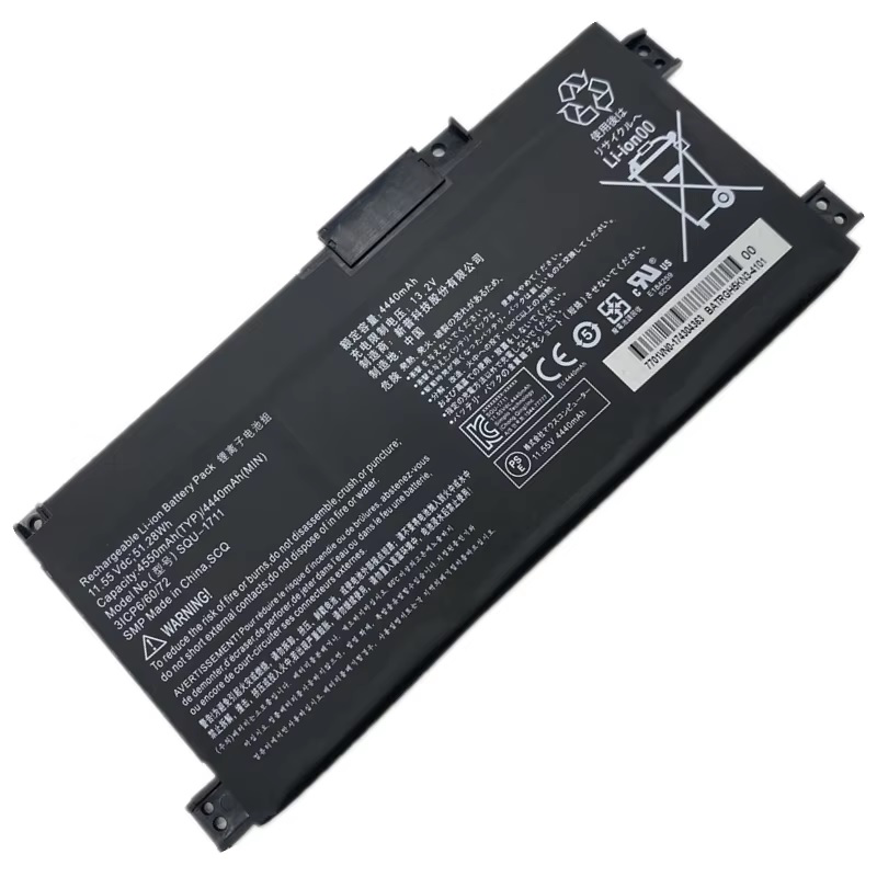 Casper Excalibur G770 Serisi SQU-1711 Notebook Bataryası, Laptop 