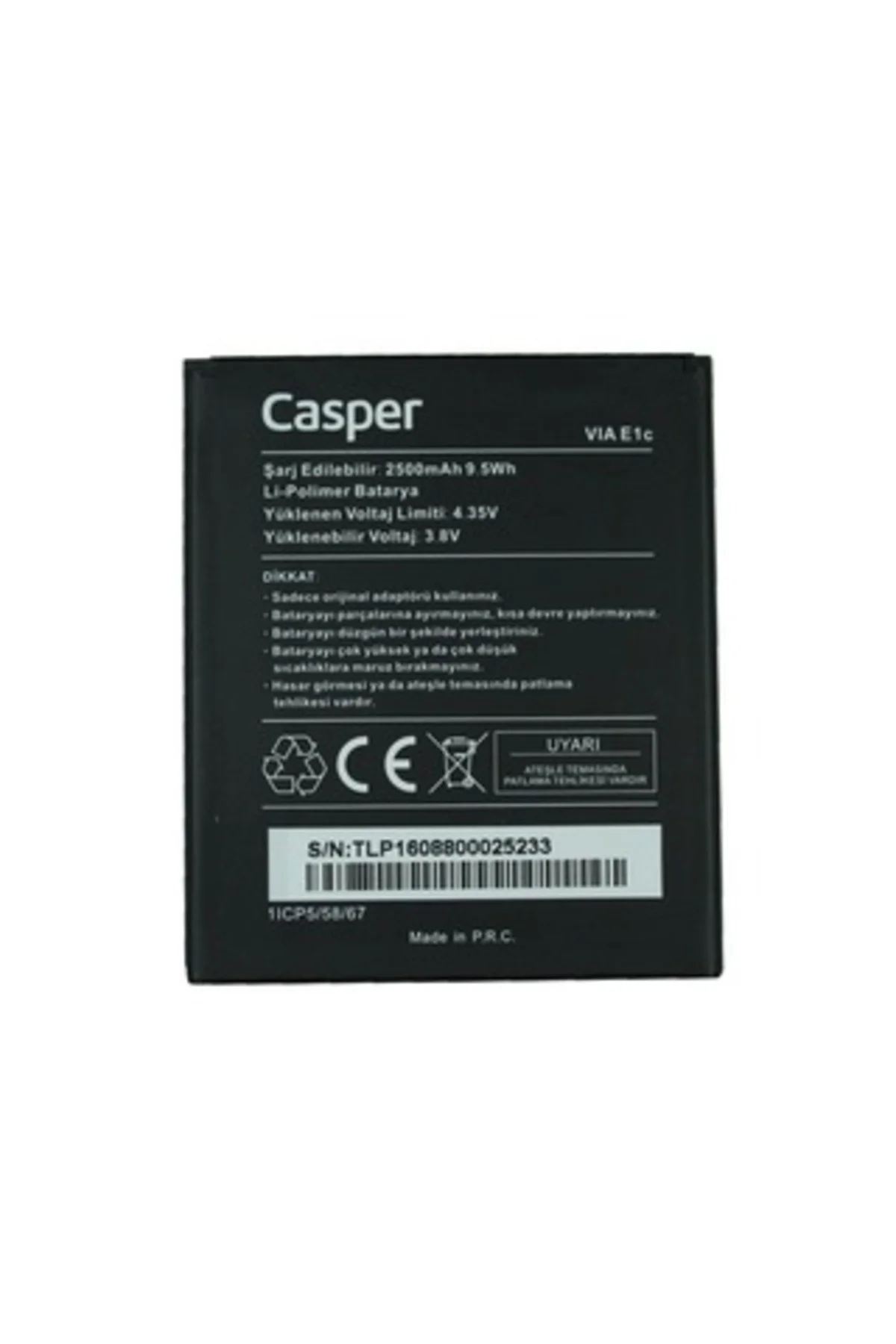 CASPER VİA E1C PİL BATARYA