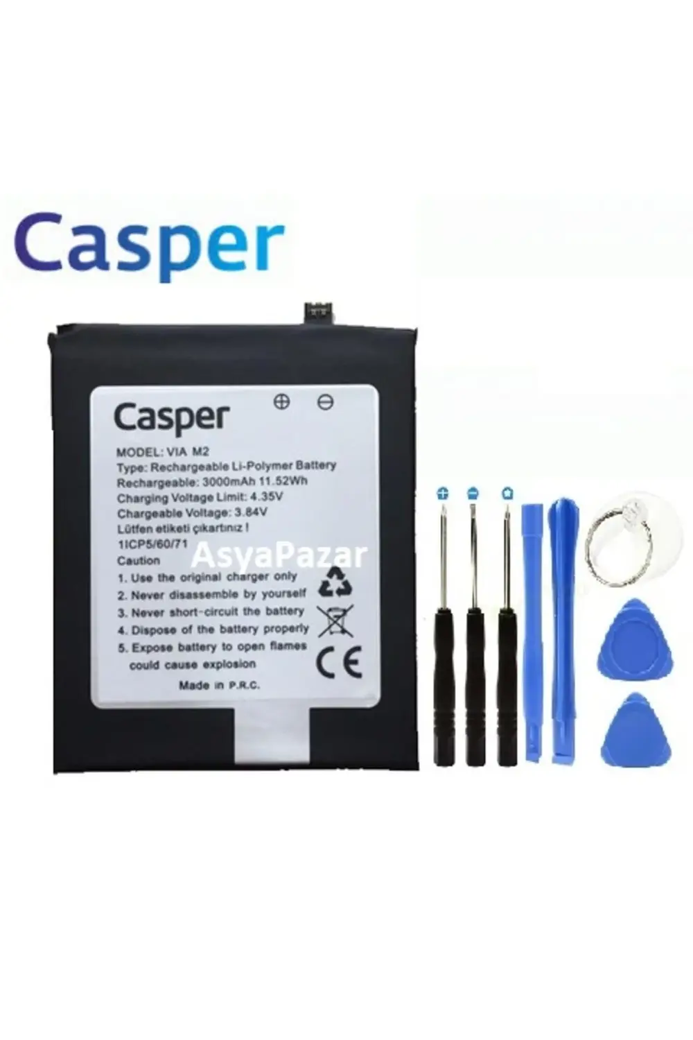 Casper Via M2 Pil Batarya ve Tamir Seti