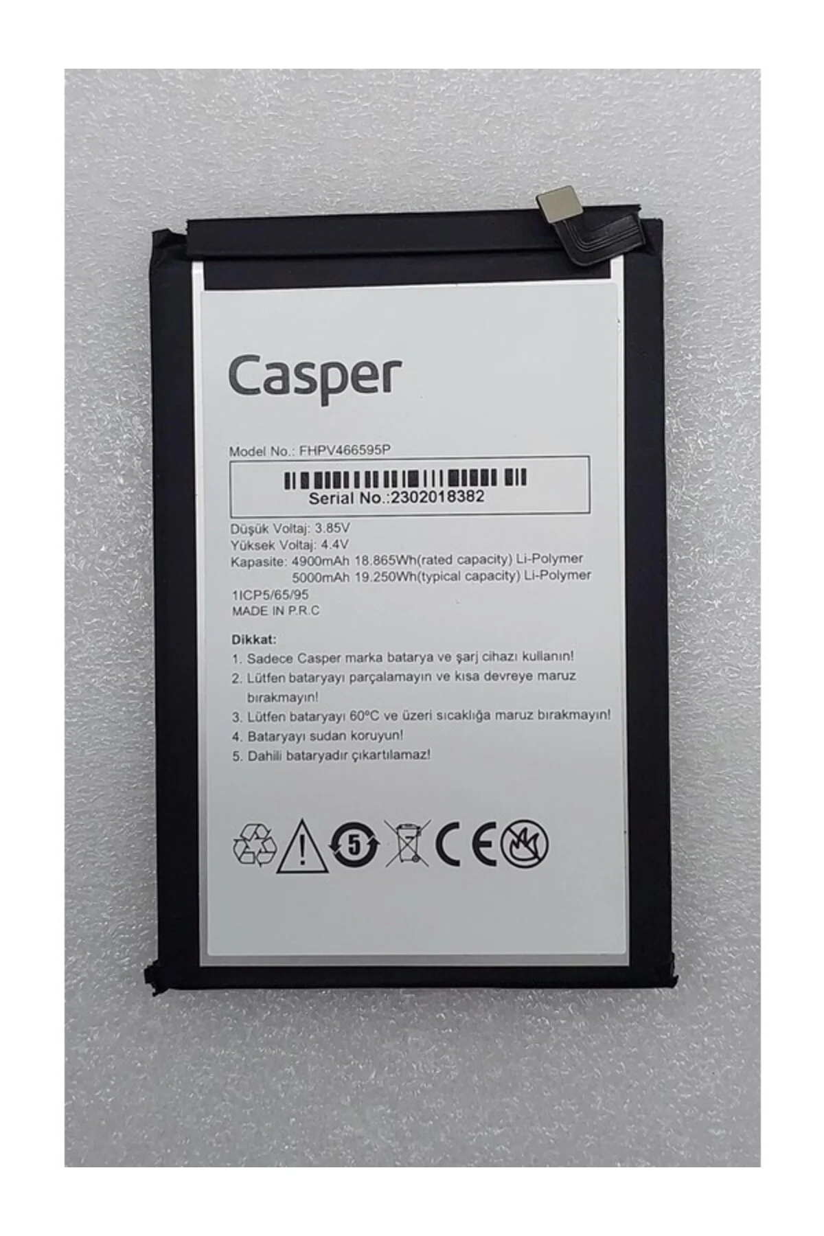 Casper Via M30 - M30P - M35 Batarya