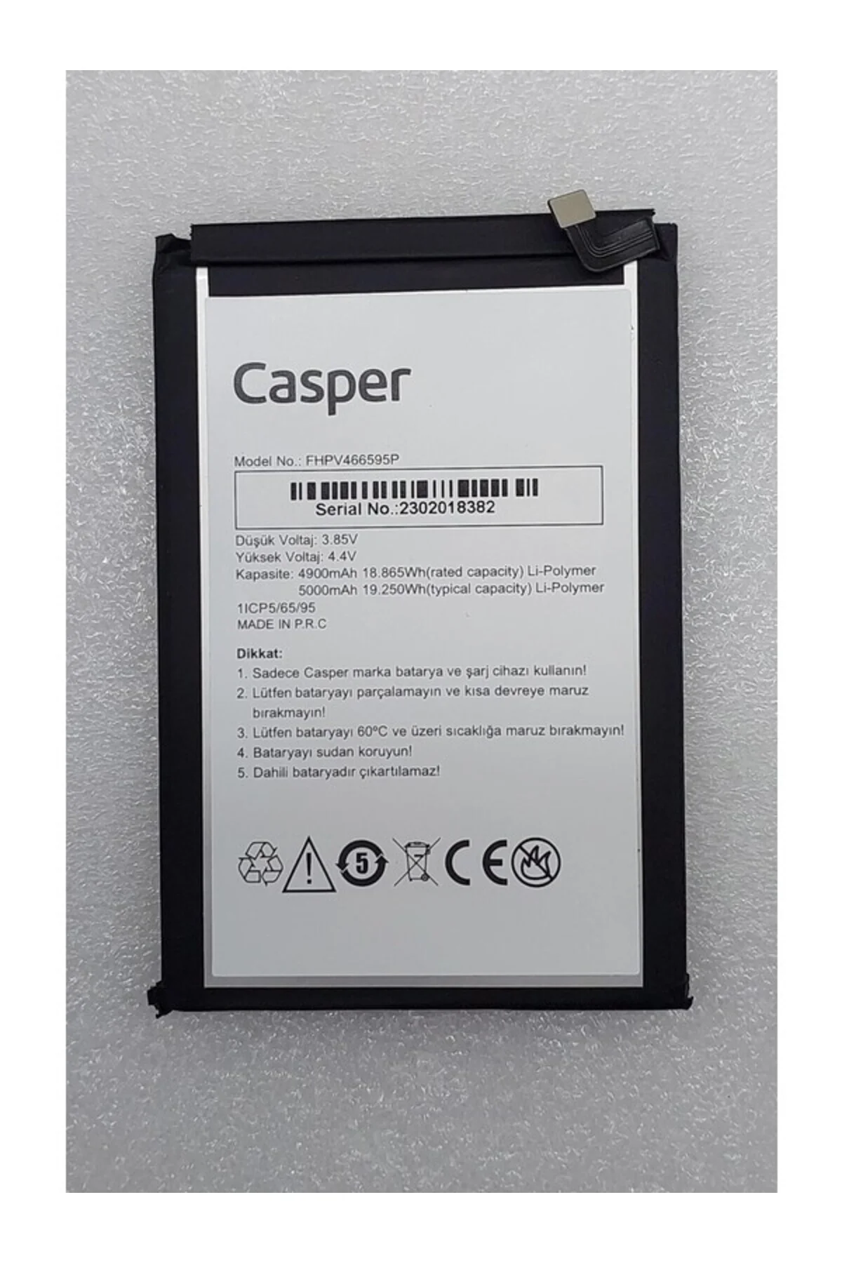 Casper Via M30 - M30P - M35 Batarya