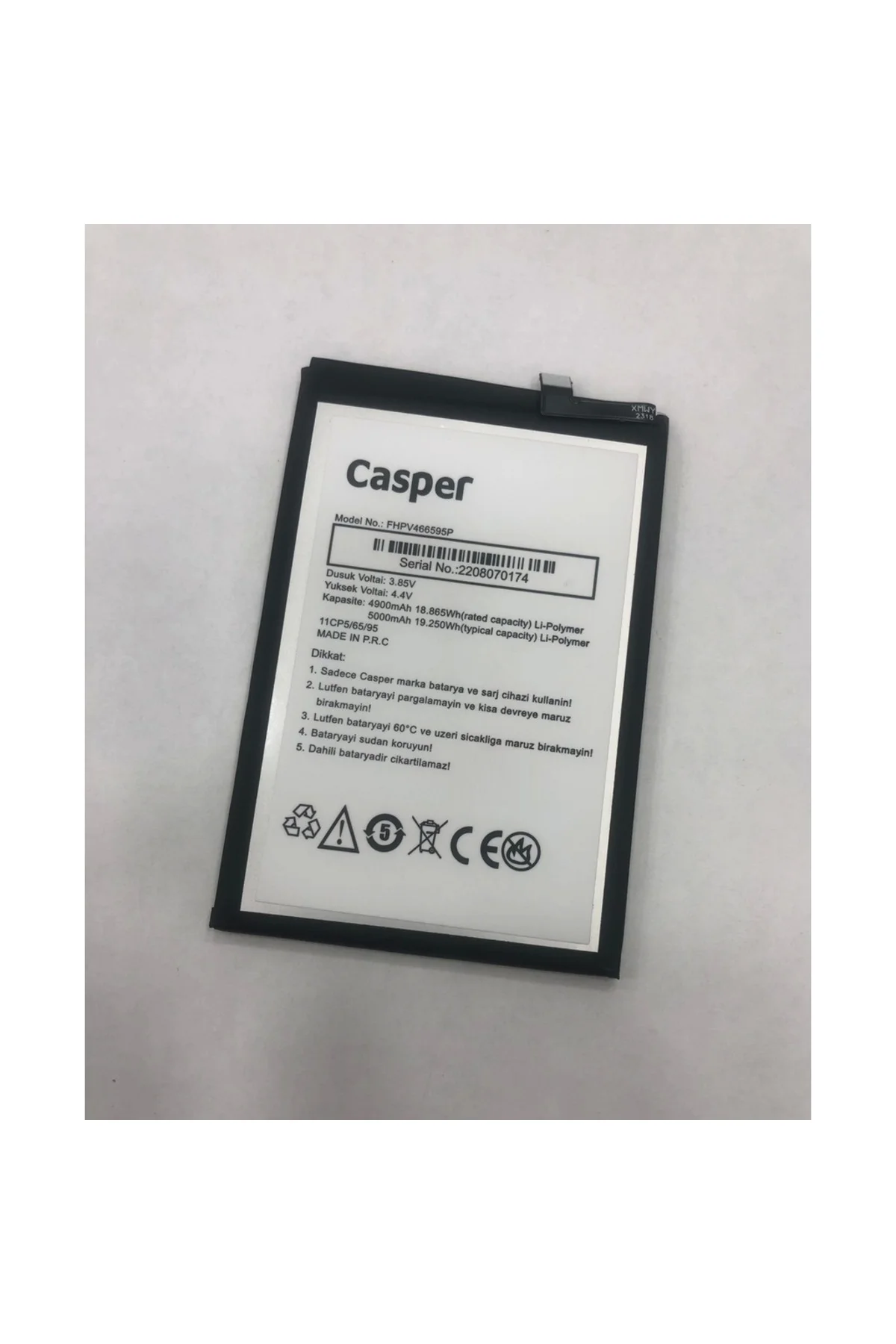 Casper Via M30 Plus Batarya 5000 Mah