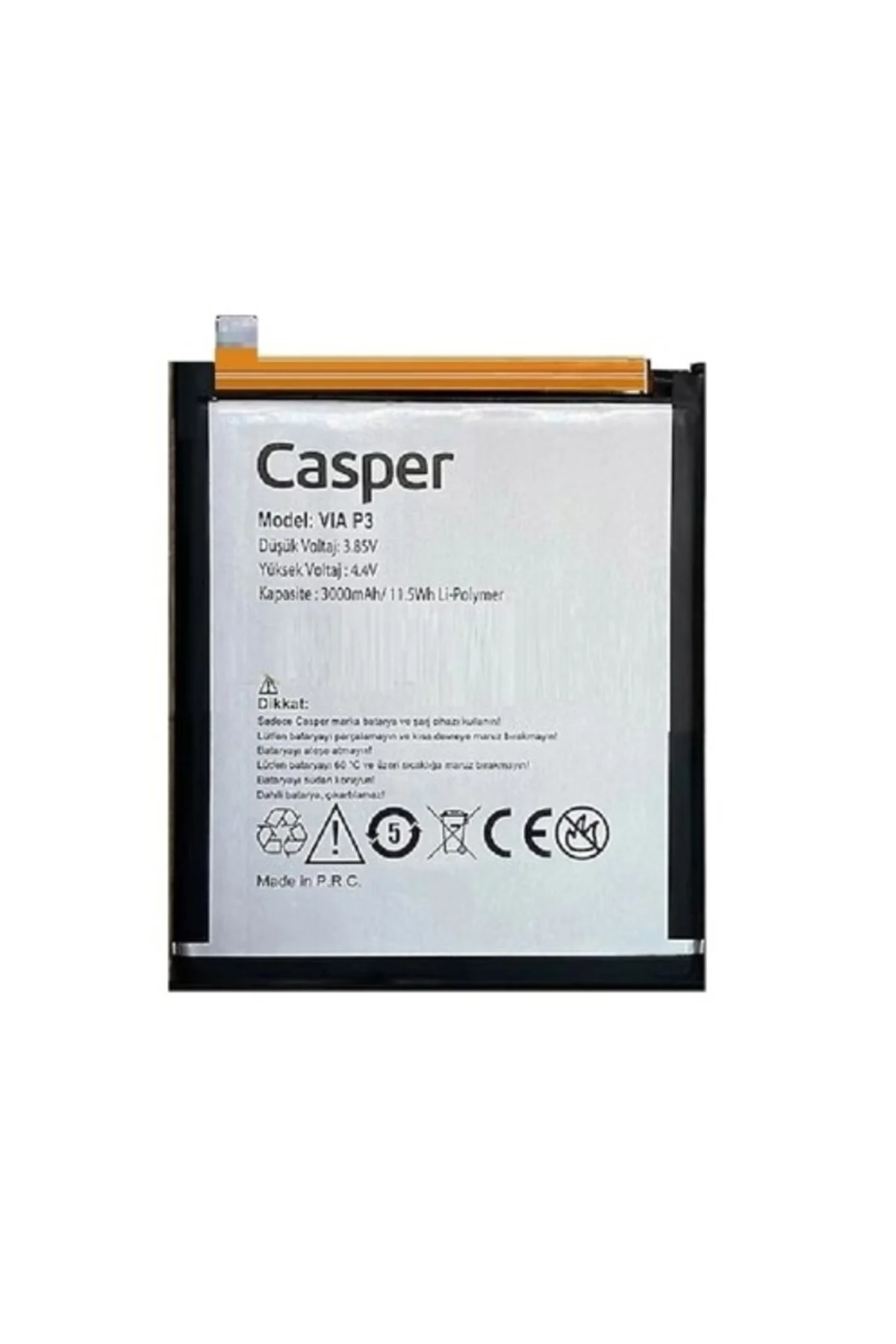 Casper Via P3 Pil Batarya