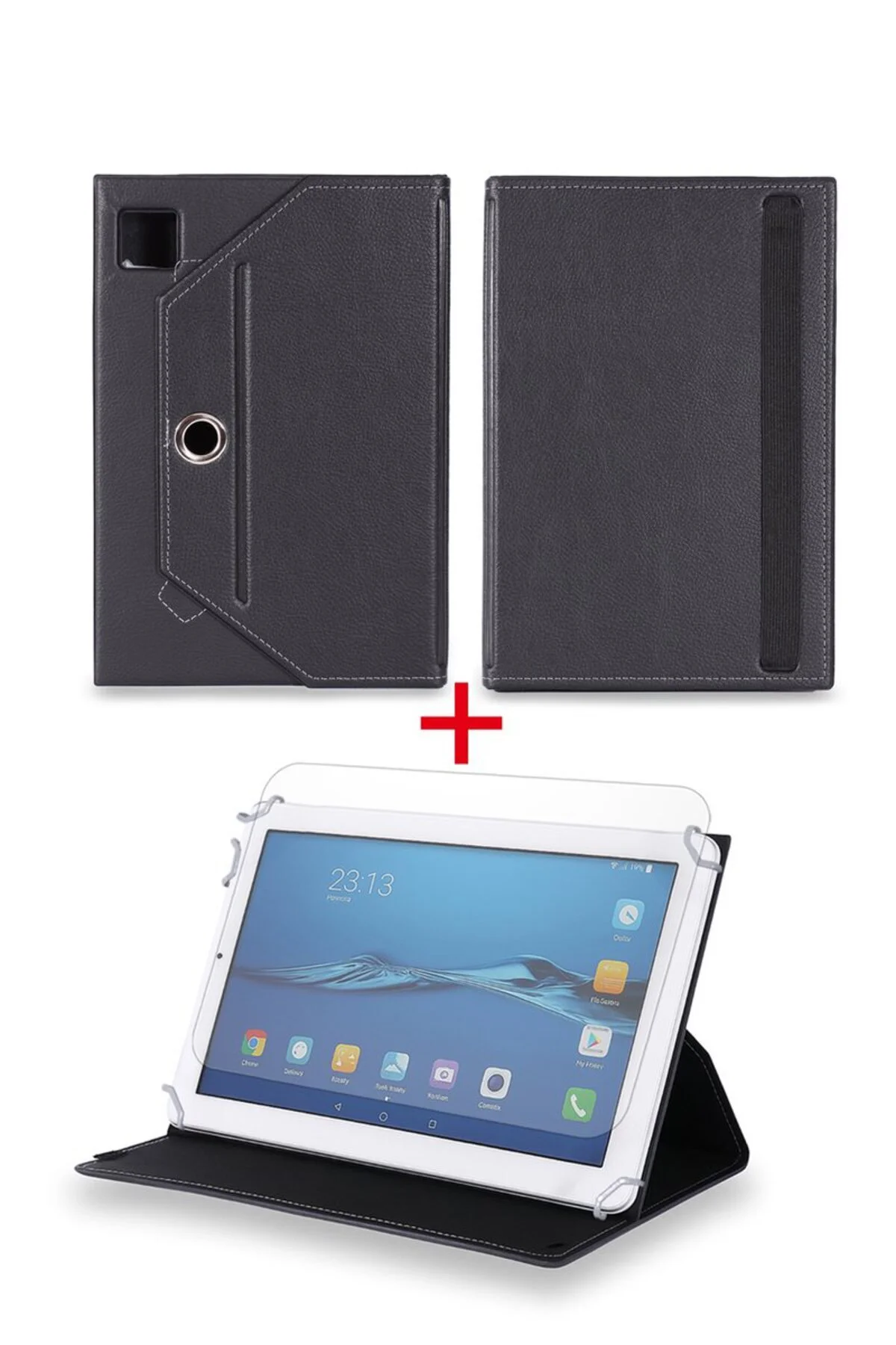 Casper VIA T18-M - 8" Tablet Uyumlu Standlı Tablet Kılıfı + Nano 