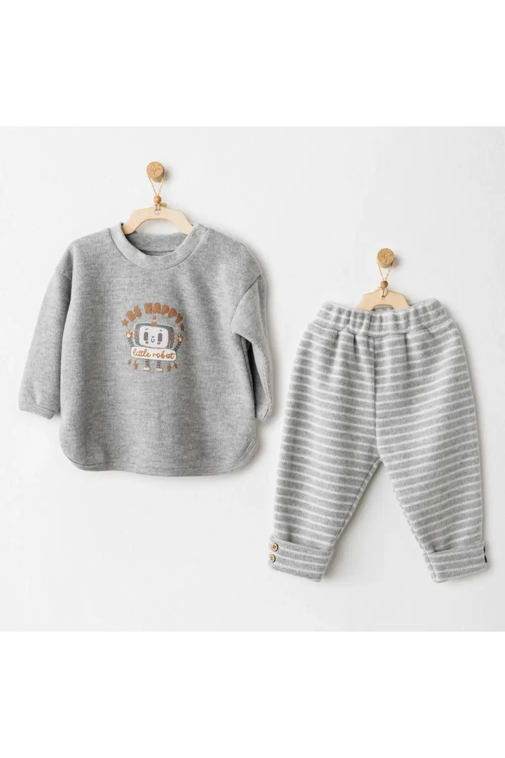 Casual 2'li Takım Grey