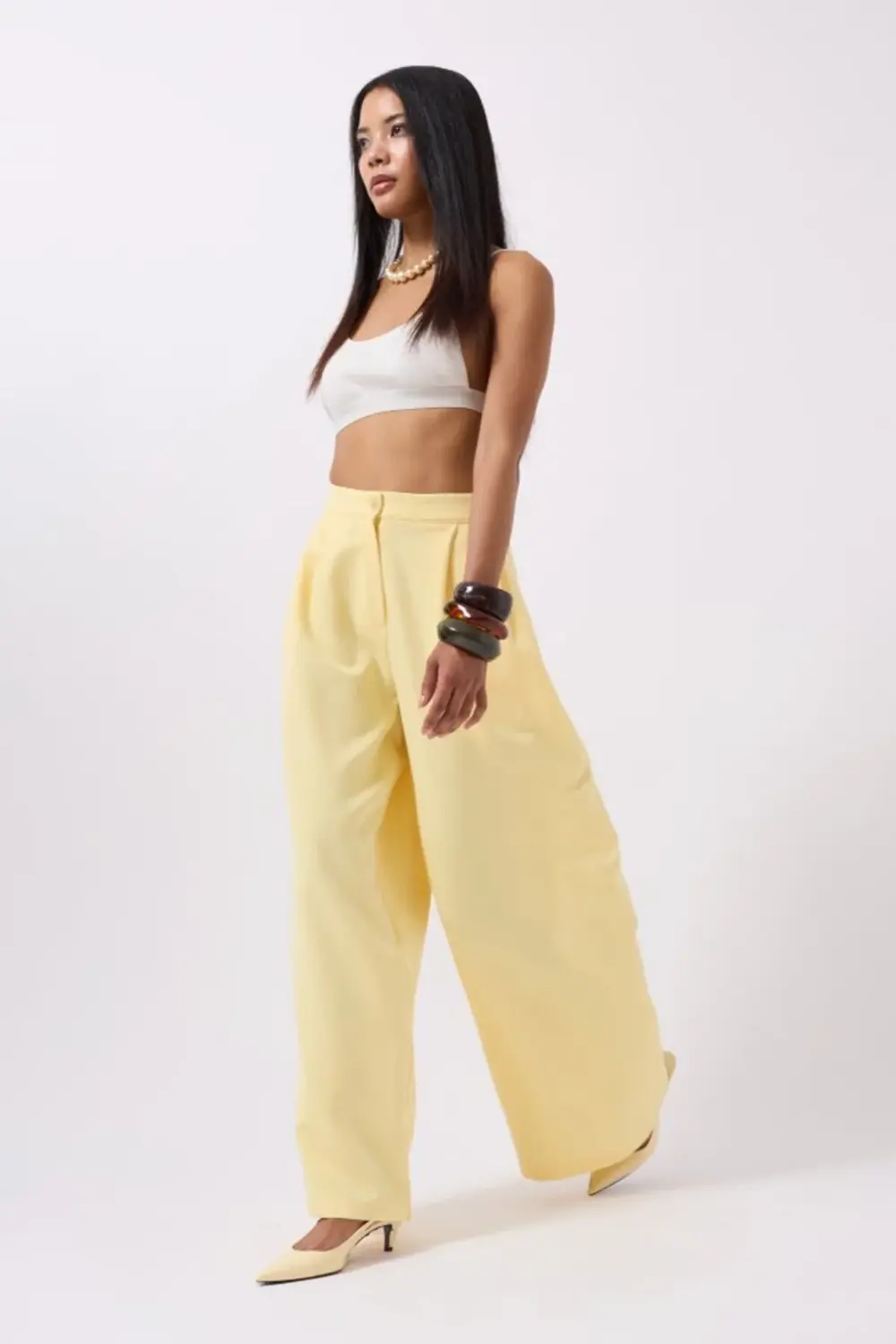 Casual Yüksek Bel Pantolon