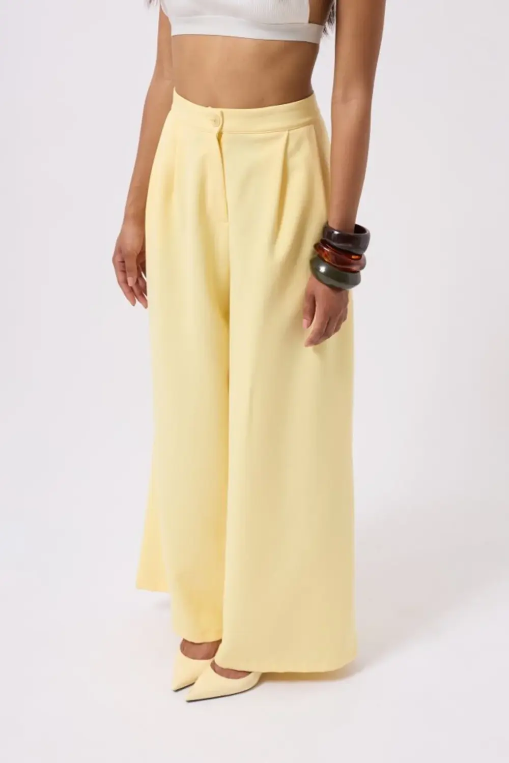 Casual Yüksek Bel Pantolon