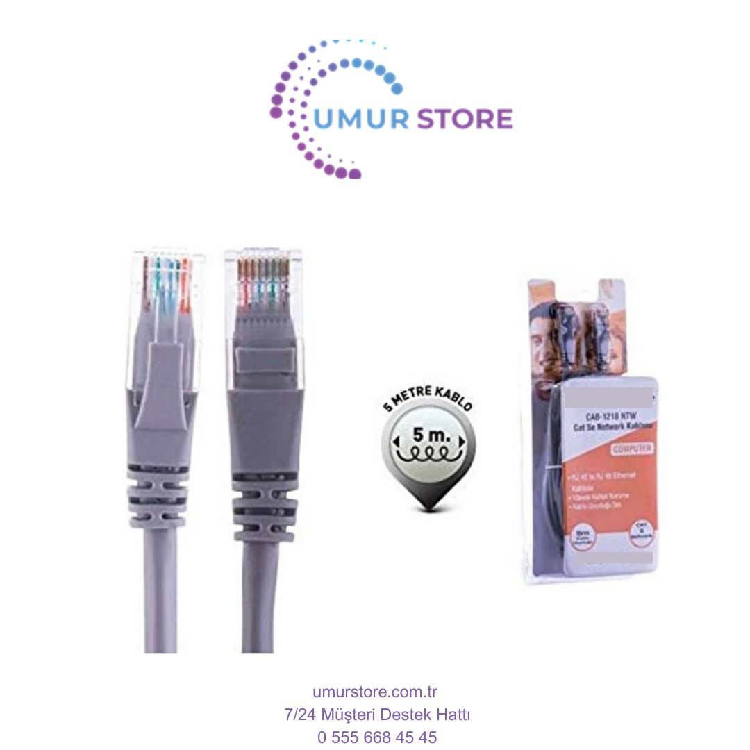 Herz Cat 5E Network Kablosu 5 Metre