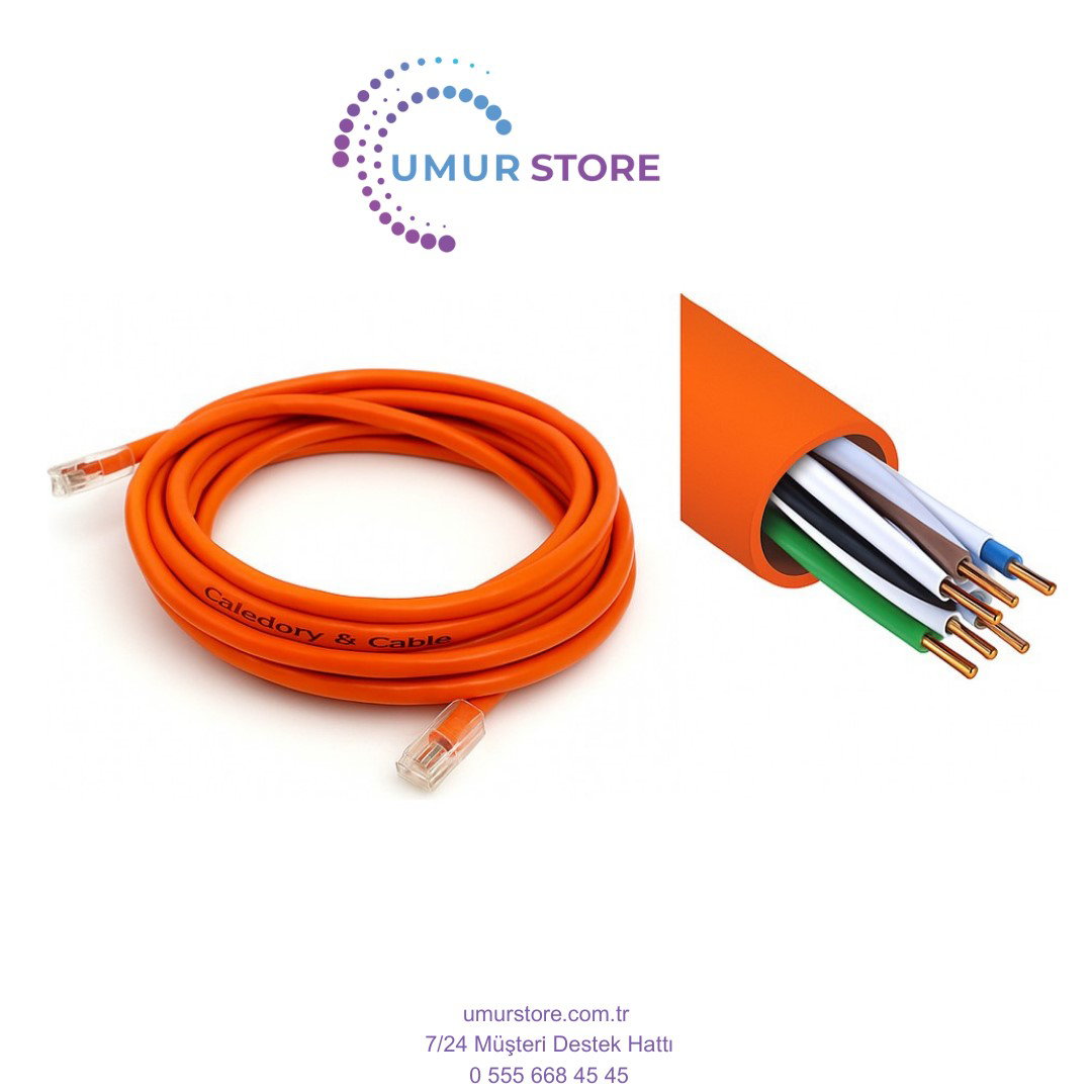 Cat 6 5m RJ45 Uçlu Jacklı Ethernet Kablosu Halojensiz Yüksek Perf Cat 6 5m RJ45 Uçlu Jacklı Ethernet Kablosu Halojensiz Yüksek Perf