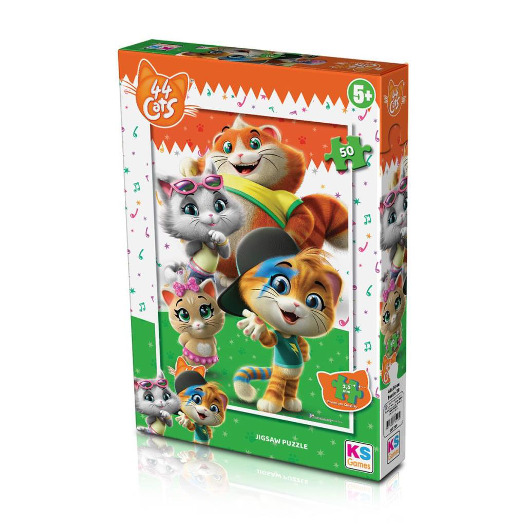 CAT 709 44 Kedi Puzzle 50 Parça - Puzzle CAT 709 44 Kedi Puzzle 50 Parça - Puzzle