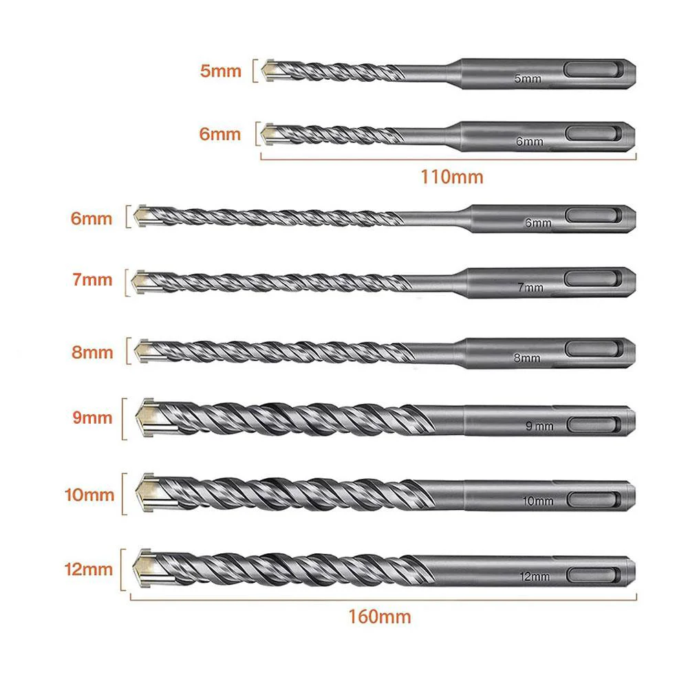 CAT DA03901 10 Parça Tungsten Karbür SDS-Plus Beton Matkap Uç Seti CAT DA03901 10 Parça Tungsten Karbür SDS-Plus Beton Matkap Uç Seti