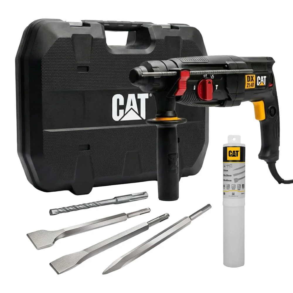 CAT DX2140.1 800Watt 3.0J 26MM SDS-Plus Profesyonel Kırıcı/Delici + 1 Ad Delici 3 Ad Kırıcı Uç Fiyatı, Yorumları ve Özellikleri