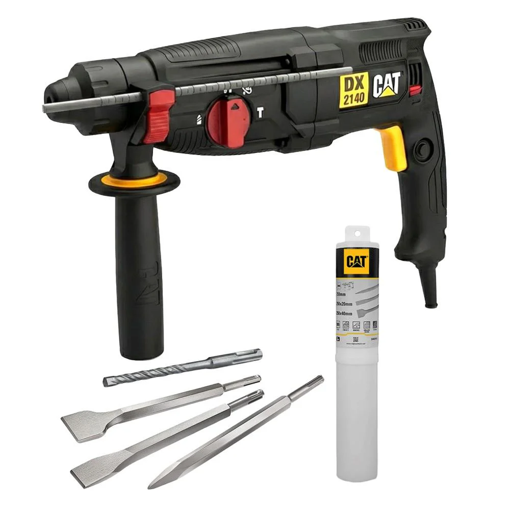 CAT DX2140.1 800Watt 3.0J 26MM SDS-Plus Profesyonel Kırıcı/Delici + 1 Ad Delici 3 Ad Kırıcı Uç Fiyatı, Yorumları ve Özellikleri