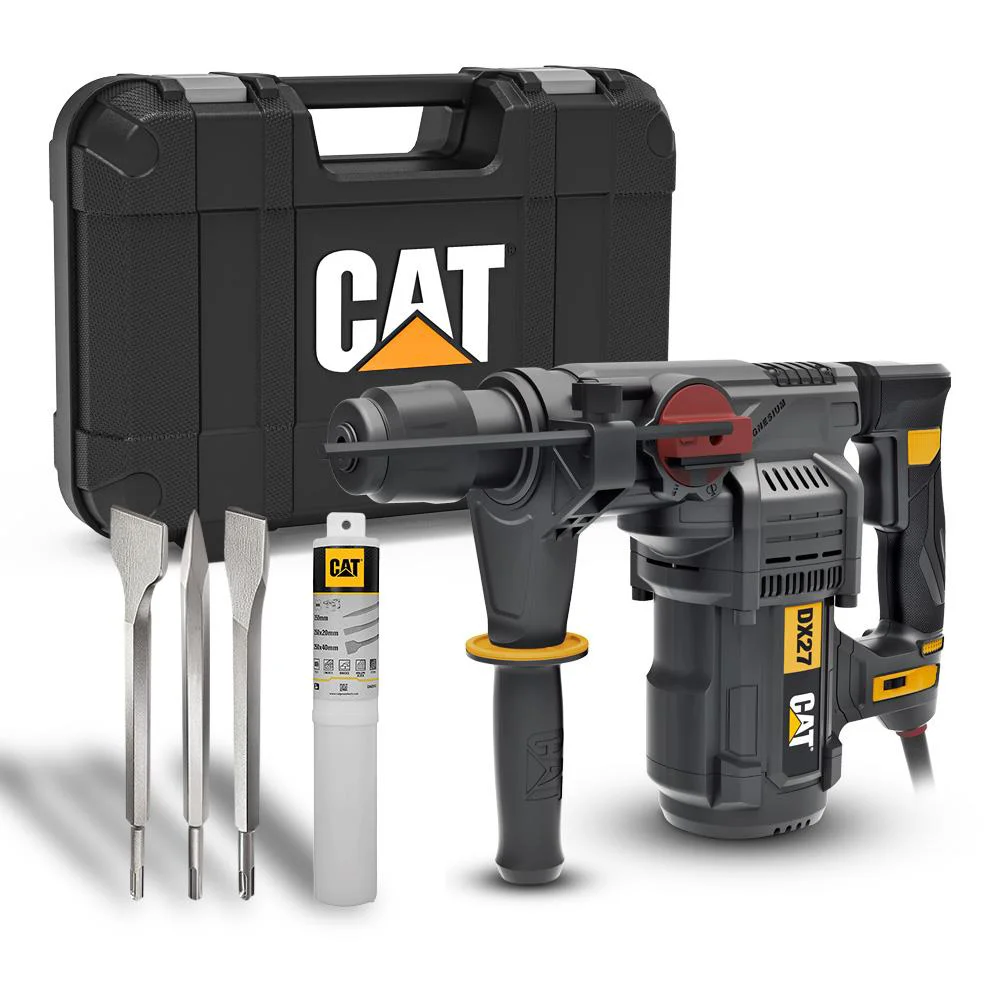 CAT DX27SET 1500Watt 5.0J 32MM Profesyonel SDS-Plus Kırıcı/Delici + DA03903 3 Parça Kırıcı Uç Seti Fiyatı, Yorumları ve Özellikleri
