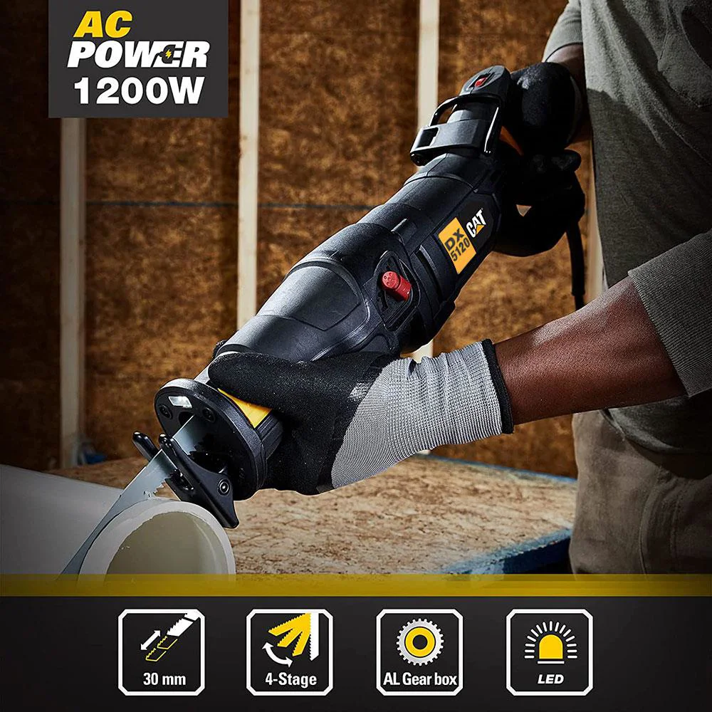 CAT DX5120 1200Watt Profesyonel Tilki Kuyruğu Testere CAT DX5120 1200Watt Profesyonel Tilki Kuyruğu Testere