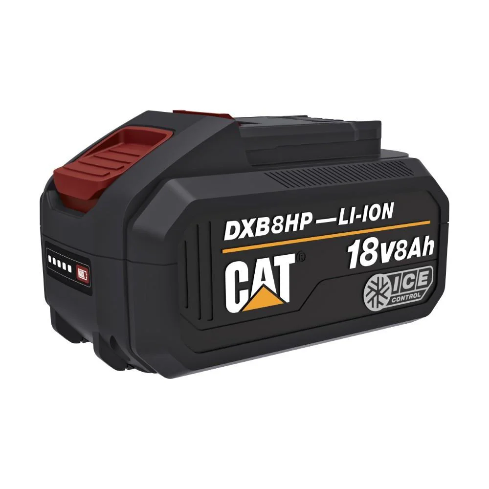 CAT DXB8HP 18Volt 8.0Ah. Li-ion ICE CONTROL ONE FOR ALL Profesyonel Yedek Akü CAT DXB8HP 18Volt 8.0Ah. Li-ion ICE CONTROL ONE FOR ALL Profesyonel Yedek Akü