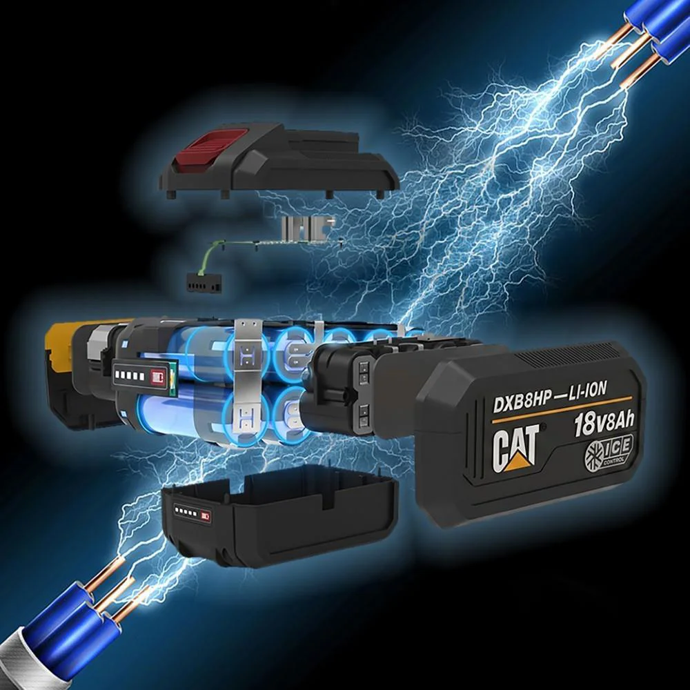 CAT DXB8HP 18Volt 8.0Ah. Li-ion ICE CONTROL ONE FOR ALL Profesyonel Yedek Akü CAT DXB8HP 18Volt 8.0Ah. Li-ion ICE CONTROL ONE FOR ALL Profesyonel Yedek Akü