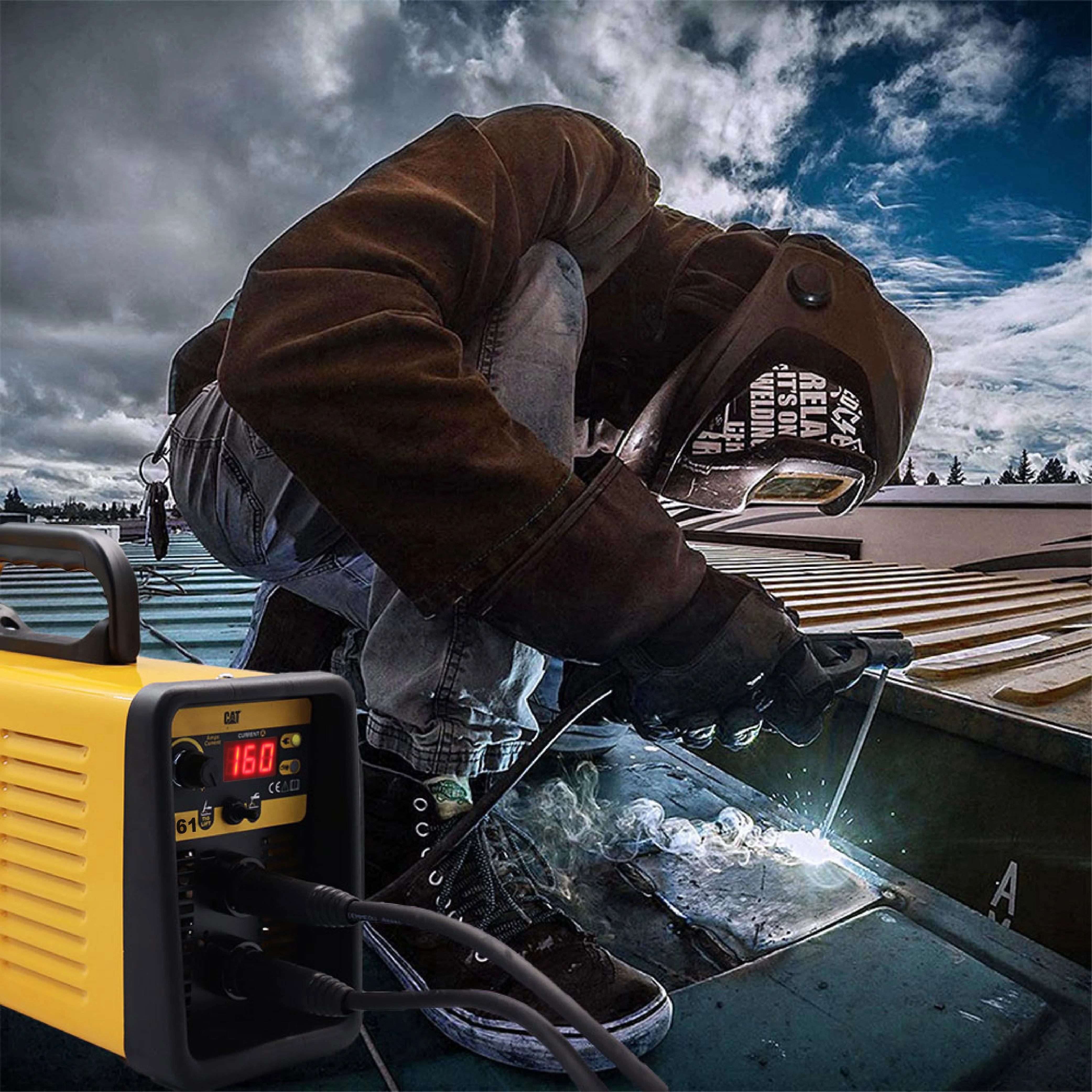 CAT DZ161T 160 Amper TIG LIFT/MMA Çanta Tipi Profesyonel Dijital İnverter Kaynak Makinesi + CAT DX37 Avuç Taşlama CAT DZ161T 160 Amper TIG LIFT/MMA Çanta Tipi Profesyonel Dijital İnverter Kaynak Makinesi + CAT DX37 Avuç Taşlama