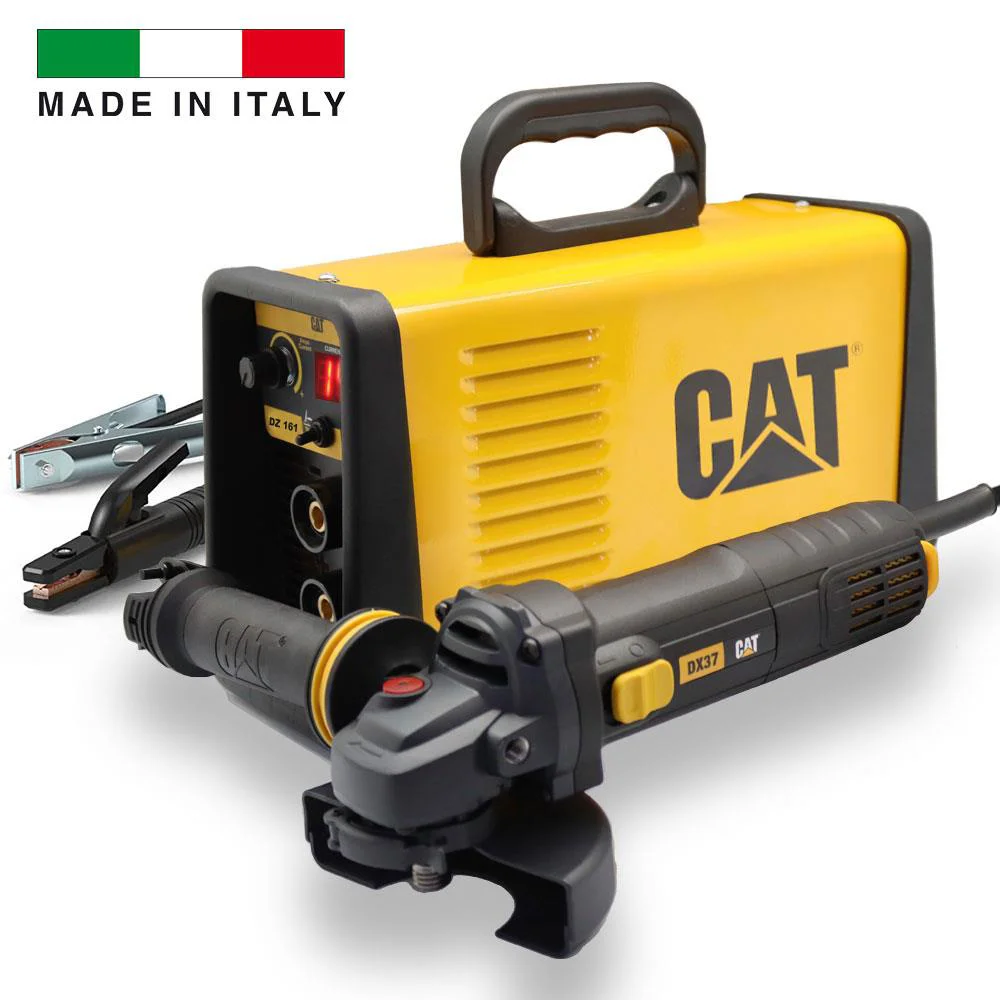 CAT DZ161T 160 Amper TIG LIFT/MMA Çanta Tipi Profesyonel Dijital İnverter Kaynak Makinesi + CAT DX37 Avuç Taşlama CAT DZ161T 160 Amper TIG LIFT/MMA Çanta Tipi Profesyonel Dijital İnverter Kaynak Makinesi + CAT DX37 Avuç Taşlama