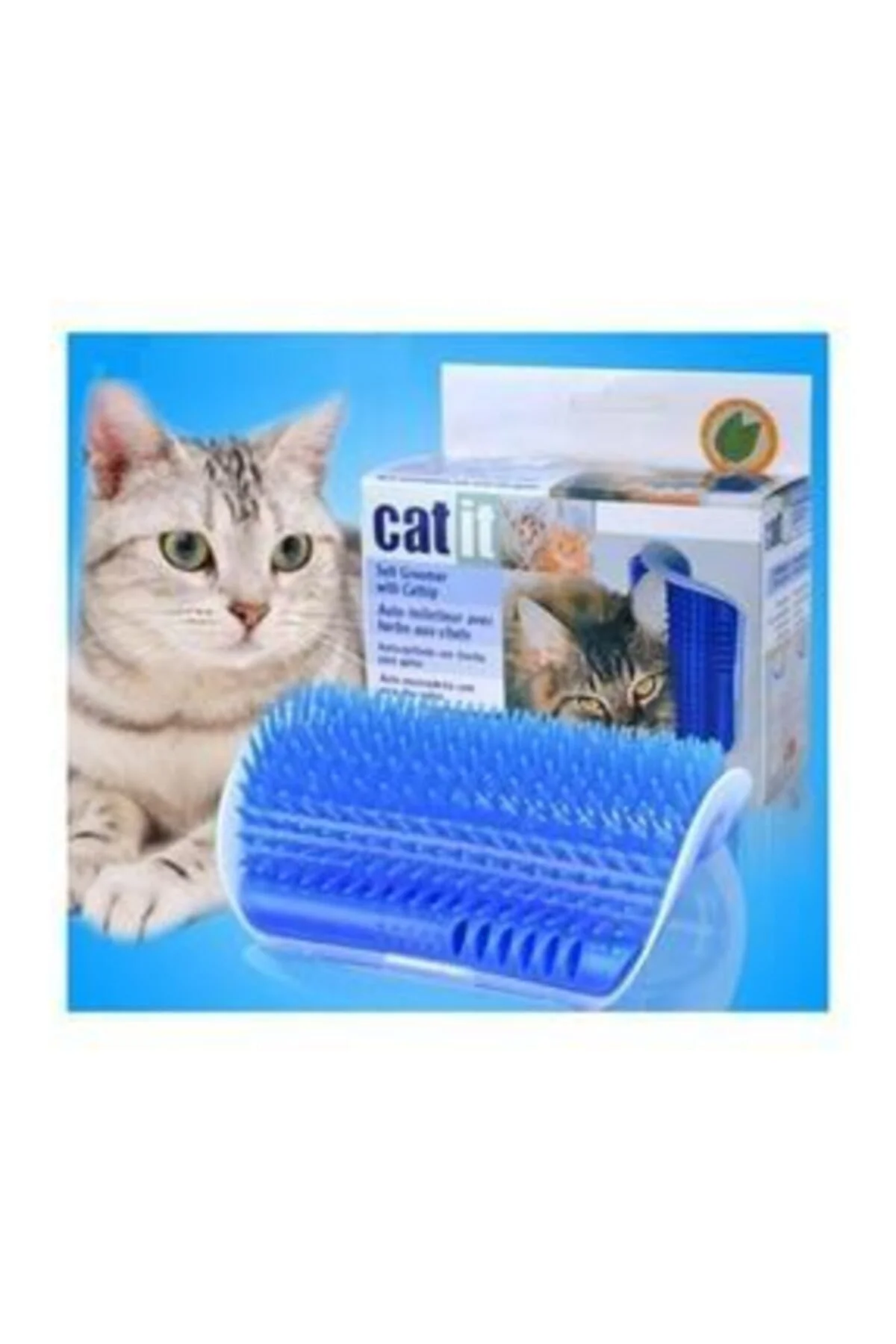 Cat It Kedi Kaşınma Aparatı Mavi