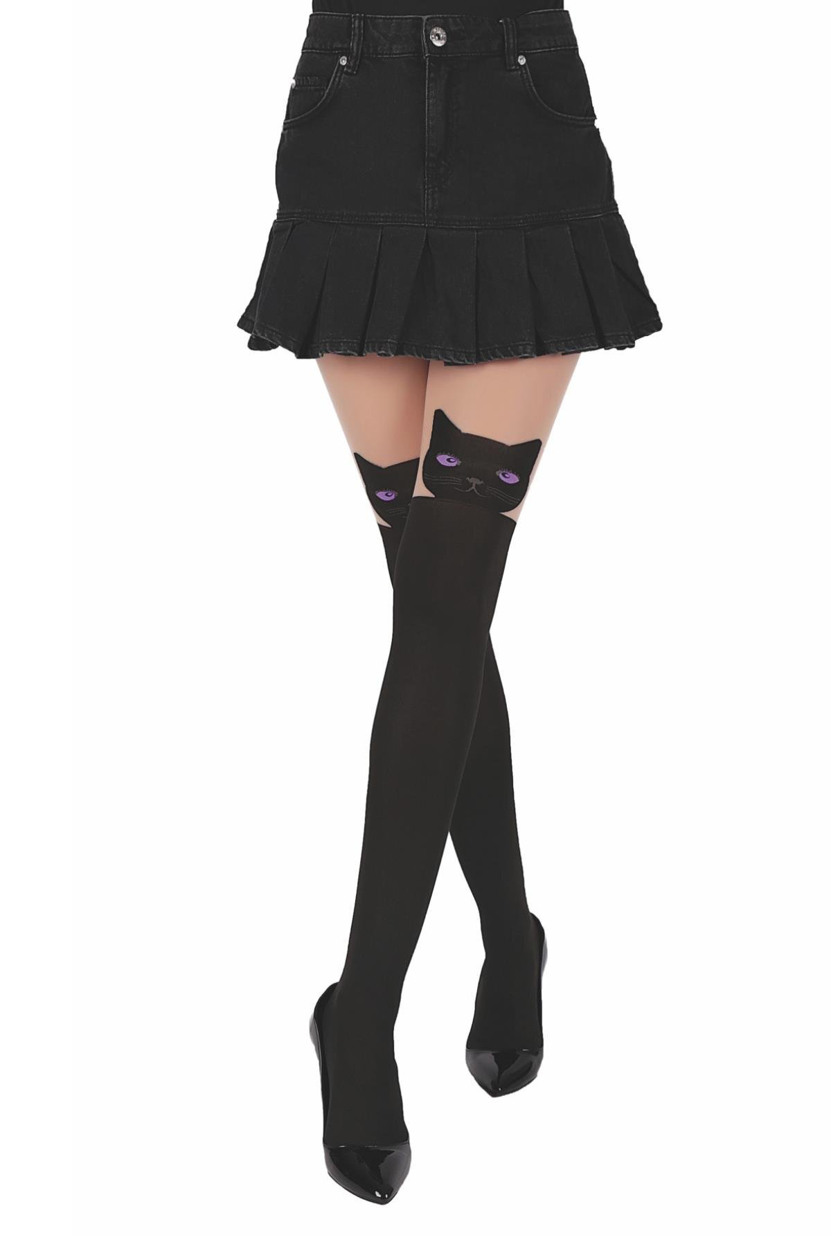 Cat Külotlu Çorap Naturel