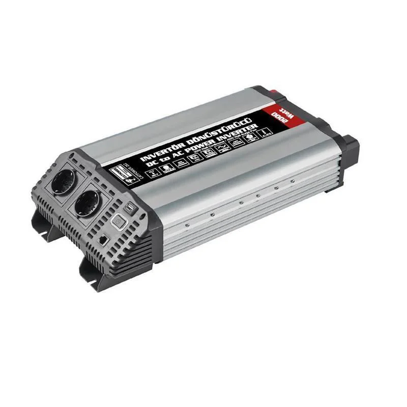 Cat Power 282 İnvertör 2000W 12V DC - 230V AC Modifiye Sinüs Çıkışlı Cat Power 282 İnvertör 2000W 12V DC - 230V AC Modifiye Sinüs Çıkışlı