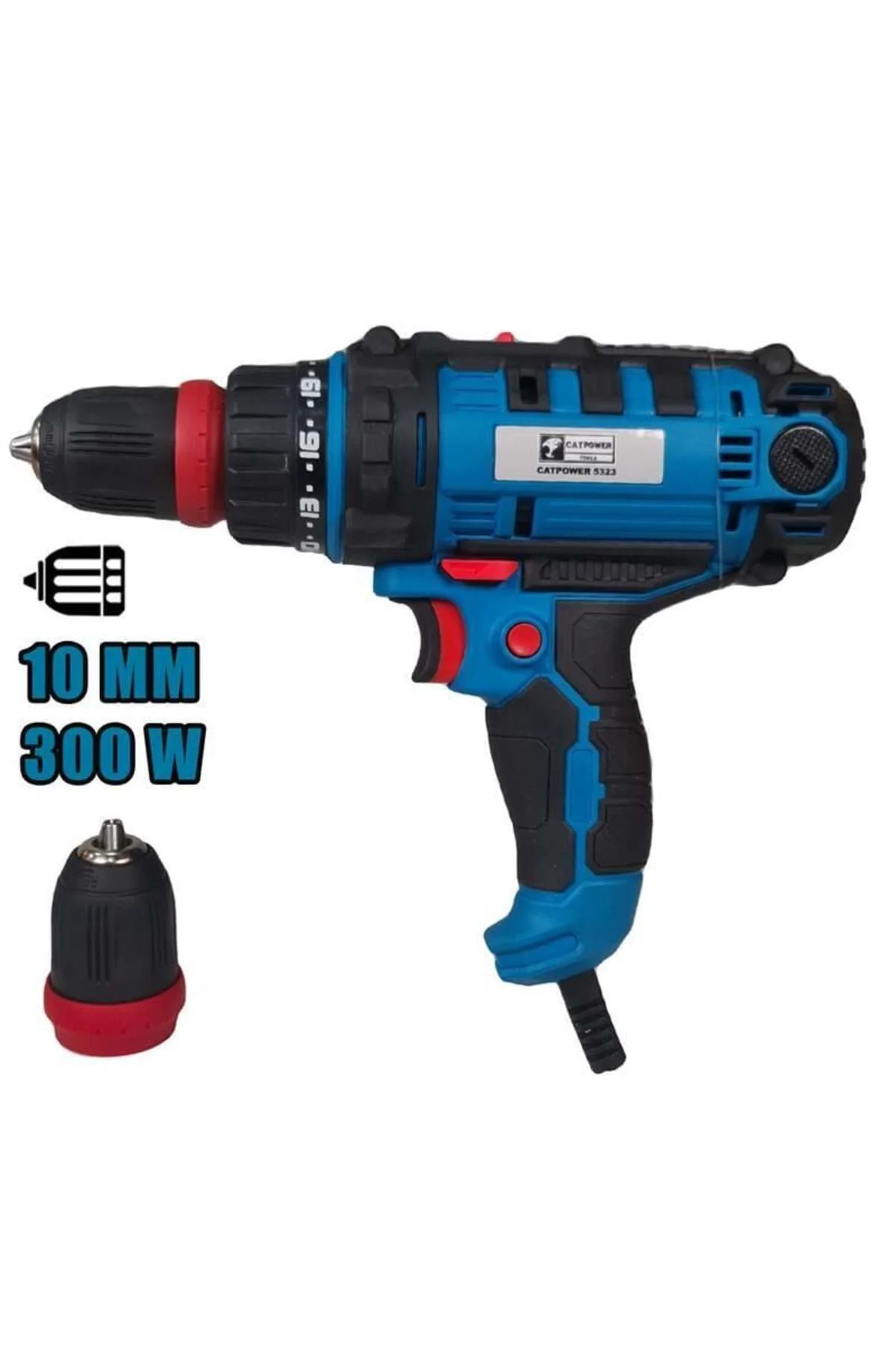 Cat Power 5323 Darbesiz Tork Ayarlı Matkap 300 Watt Cat Power 5323 Darbesiz Tork Ayarlı Matkap 300 Watt