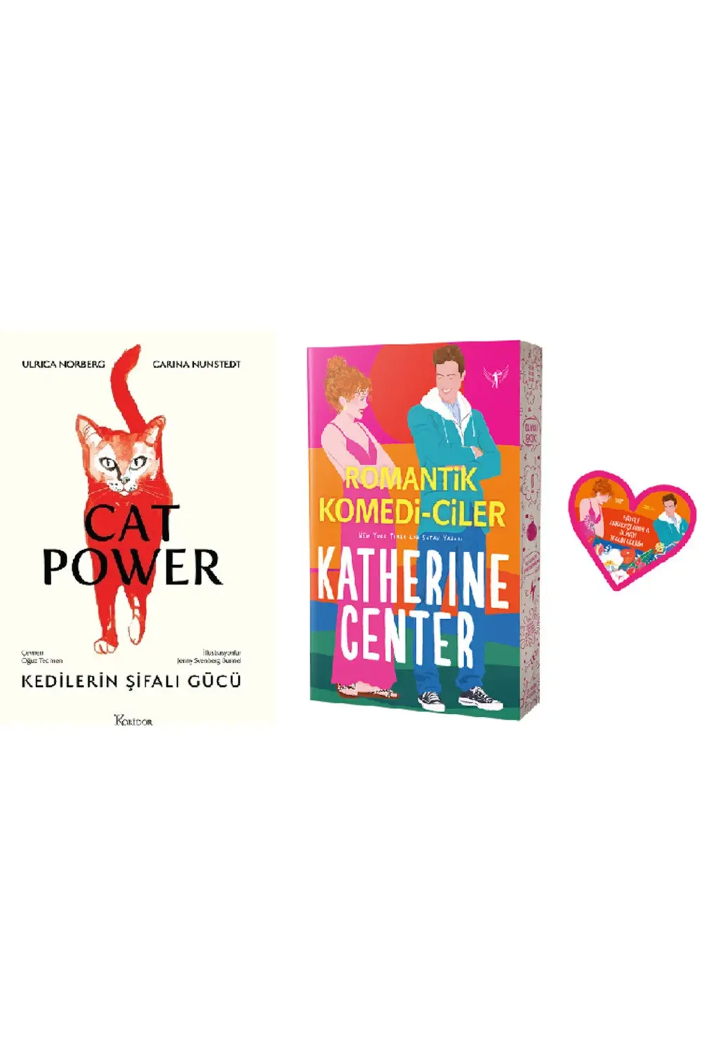 Cat Power - Kedilerin Şifalı Gücü + Romantik Komedi-Ciler 2 Kitap