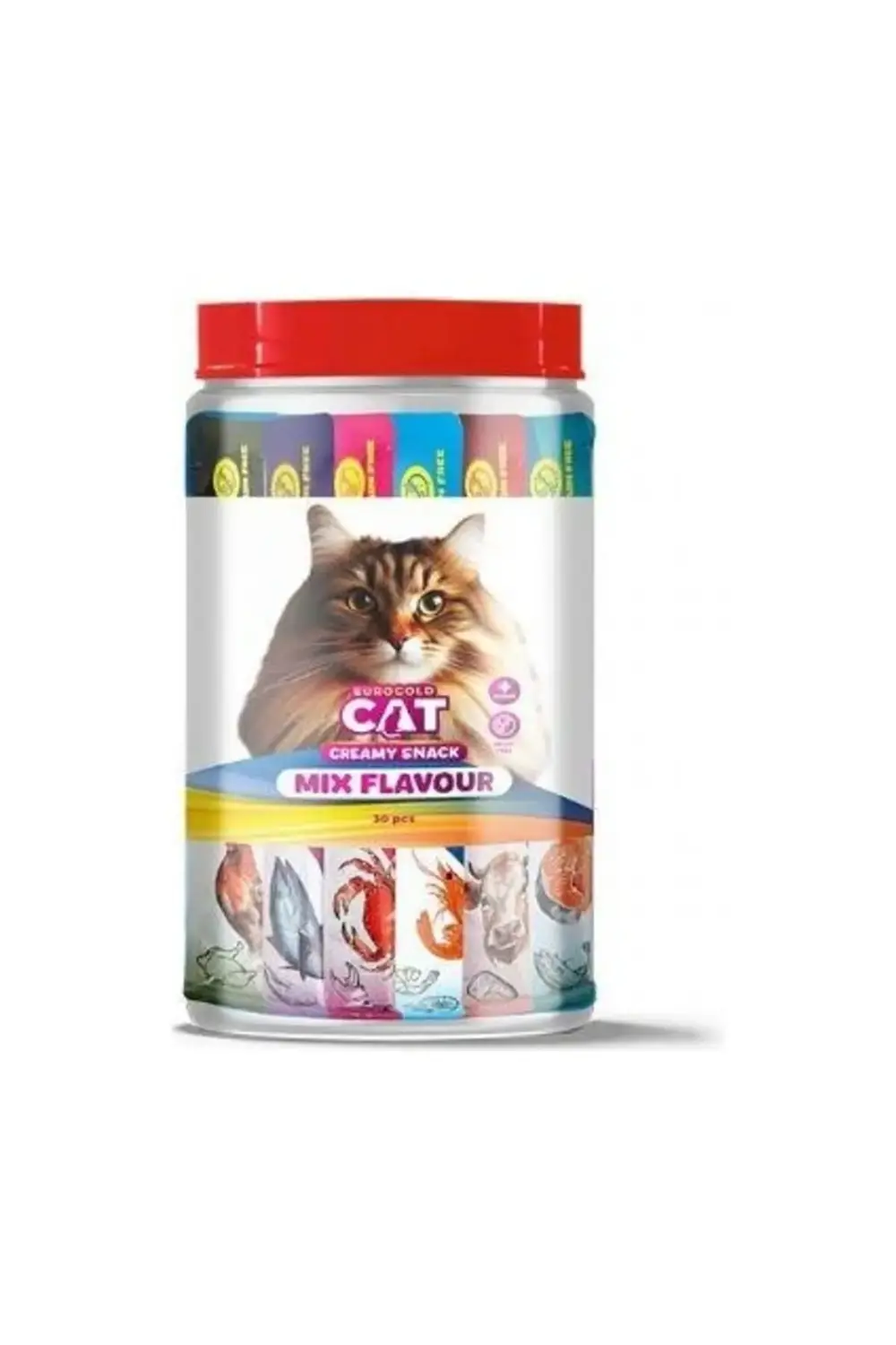 Cat Sıvı Kedi Ödülü Karışık 6 Çeşit 30x15Gr