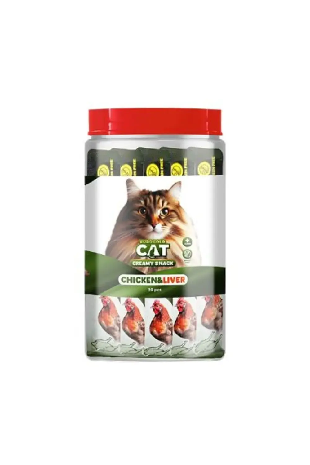 Cat Sıvı Kedi Ödülü Tavuk - Ciğer 30x15Gr