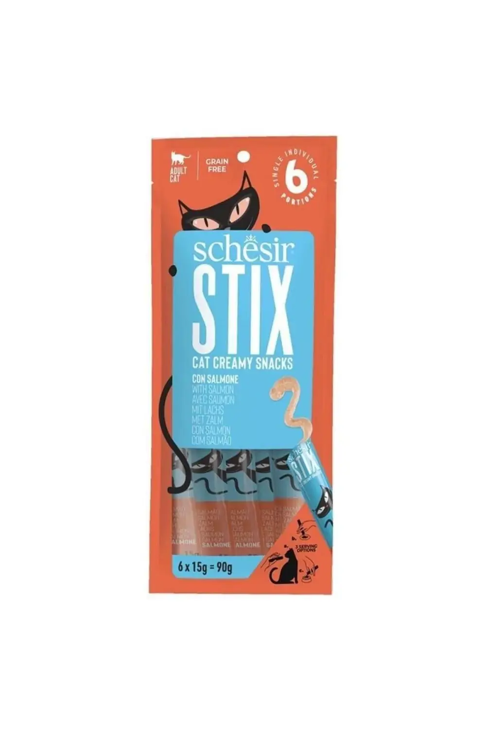Cat Stix Somon Balıklı Krema Kedi Ödülü 6x15gr