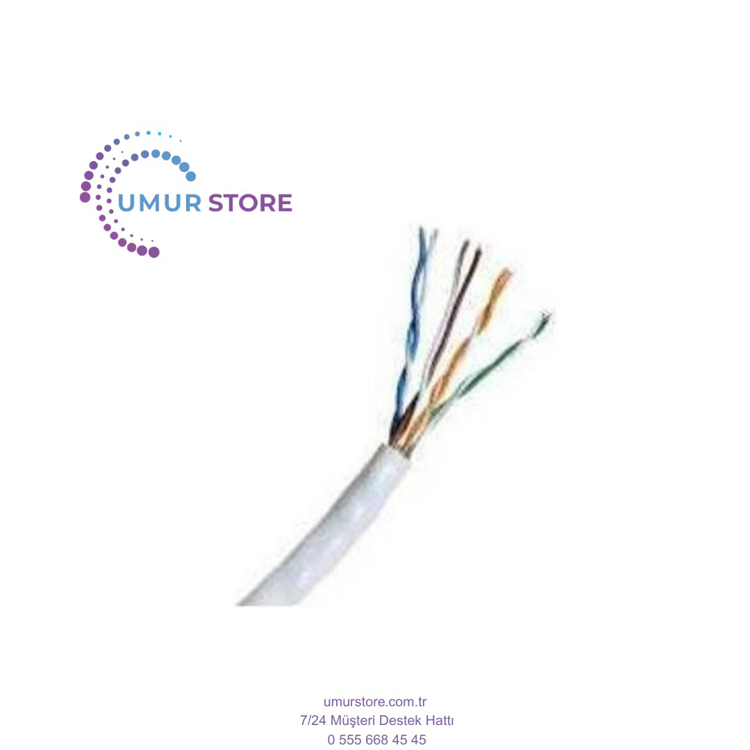 CAT05 Utp 26 Awg Cat5 305 mt Network Kablosu Gri
