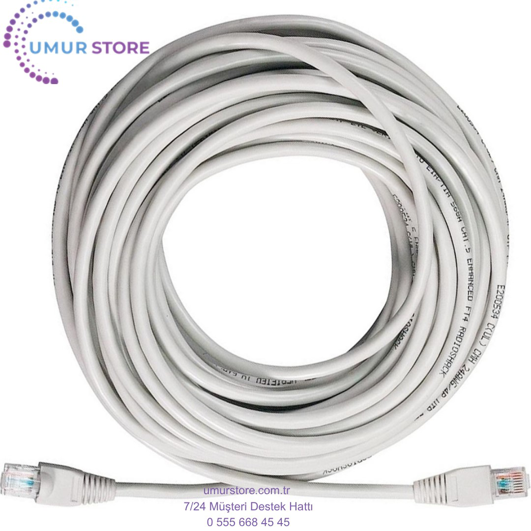 Cat5 Patch Network Ethernet Kablo 25MT