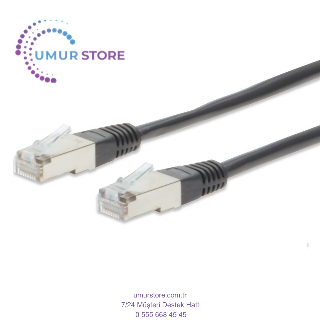 Cat.5e Crossover Patch Kablo, S/stp, Zırhlı, Awg 26, Altın Kaplam Cat.5e Crossover Patch Kablo, S/stp, Zırhlı, Awg 26, Altın Kaplam