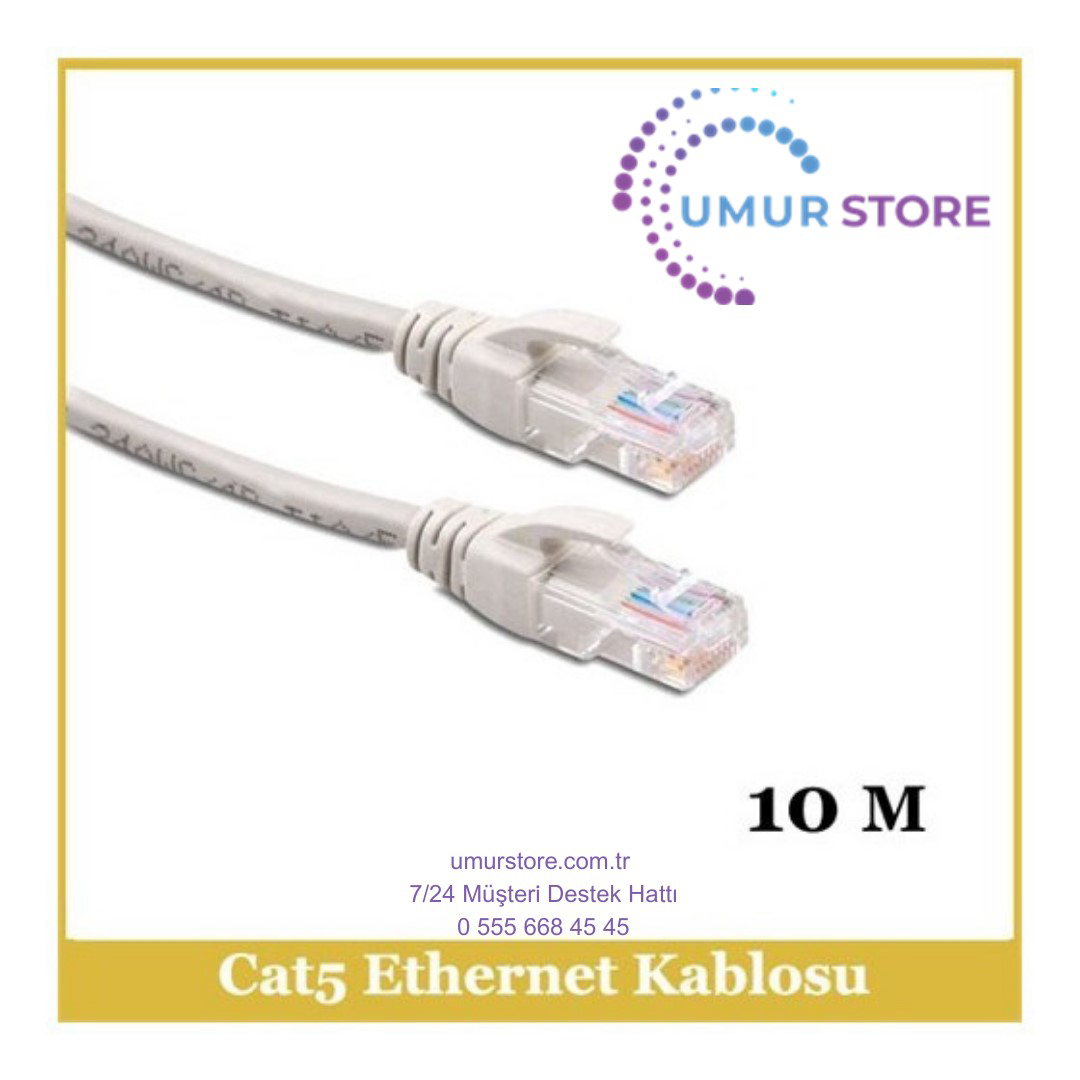 Herz Cat5e Network Kablo Od5.5 7/0.12 Cl*8C - 10M