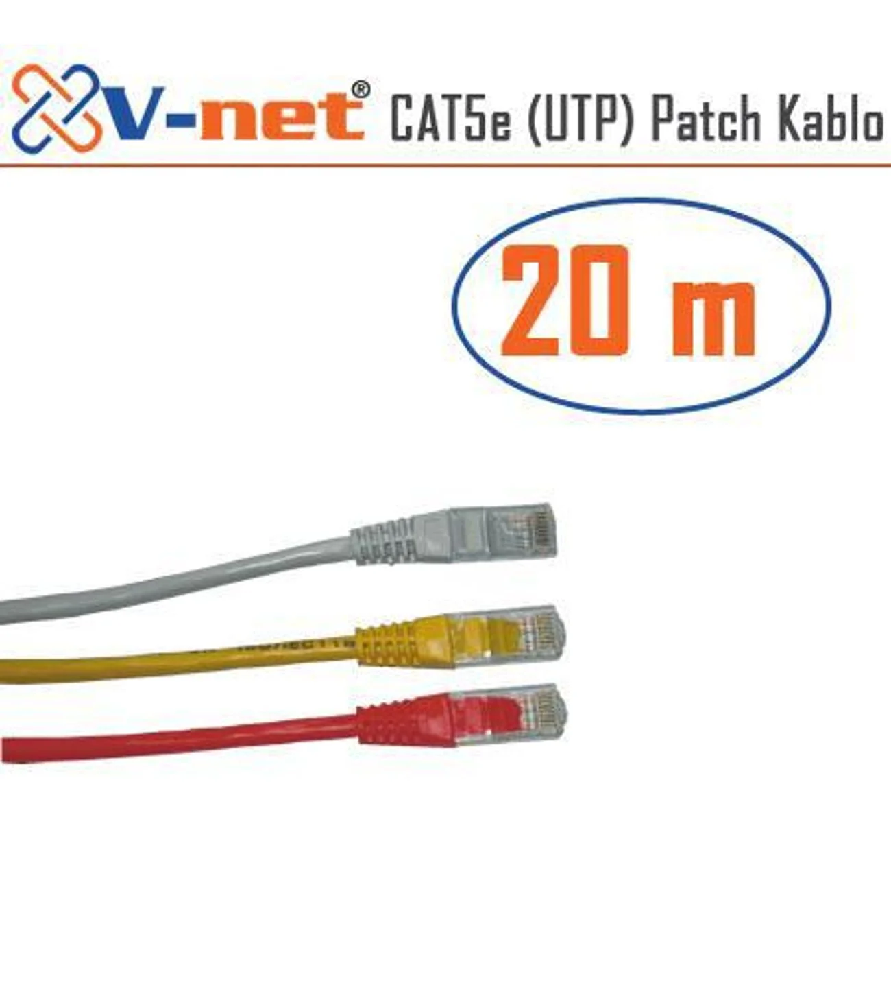 CAT5e UTP 20m Patch kablosu