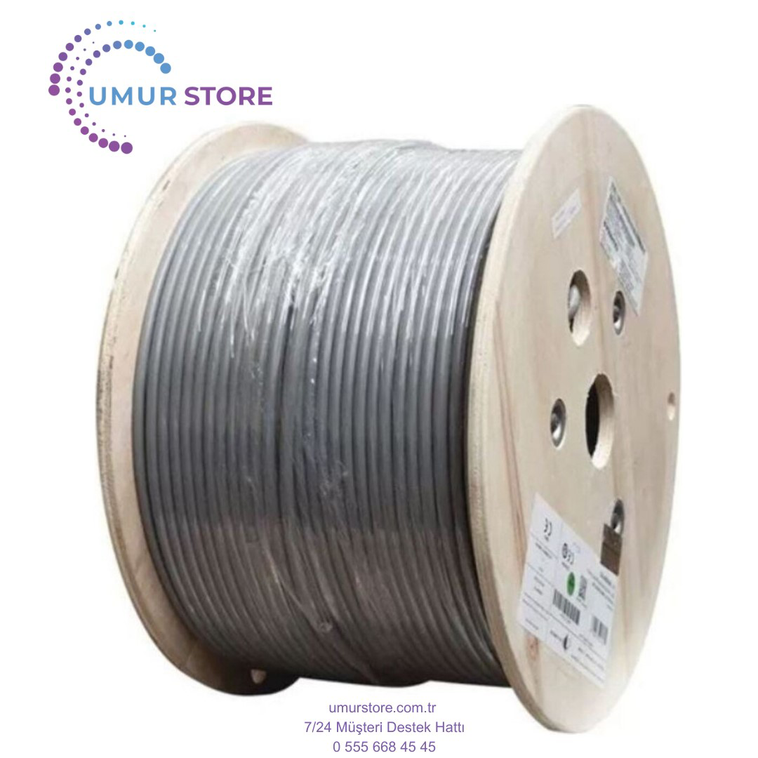 CAT5E Utp Bakır Lan Veri Kablosu 305MT 23 Awg Gri Pvc CAT5E Utp Bakır Lan Veri Kablosu 305MT 23 Awg Gri Pvc