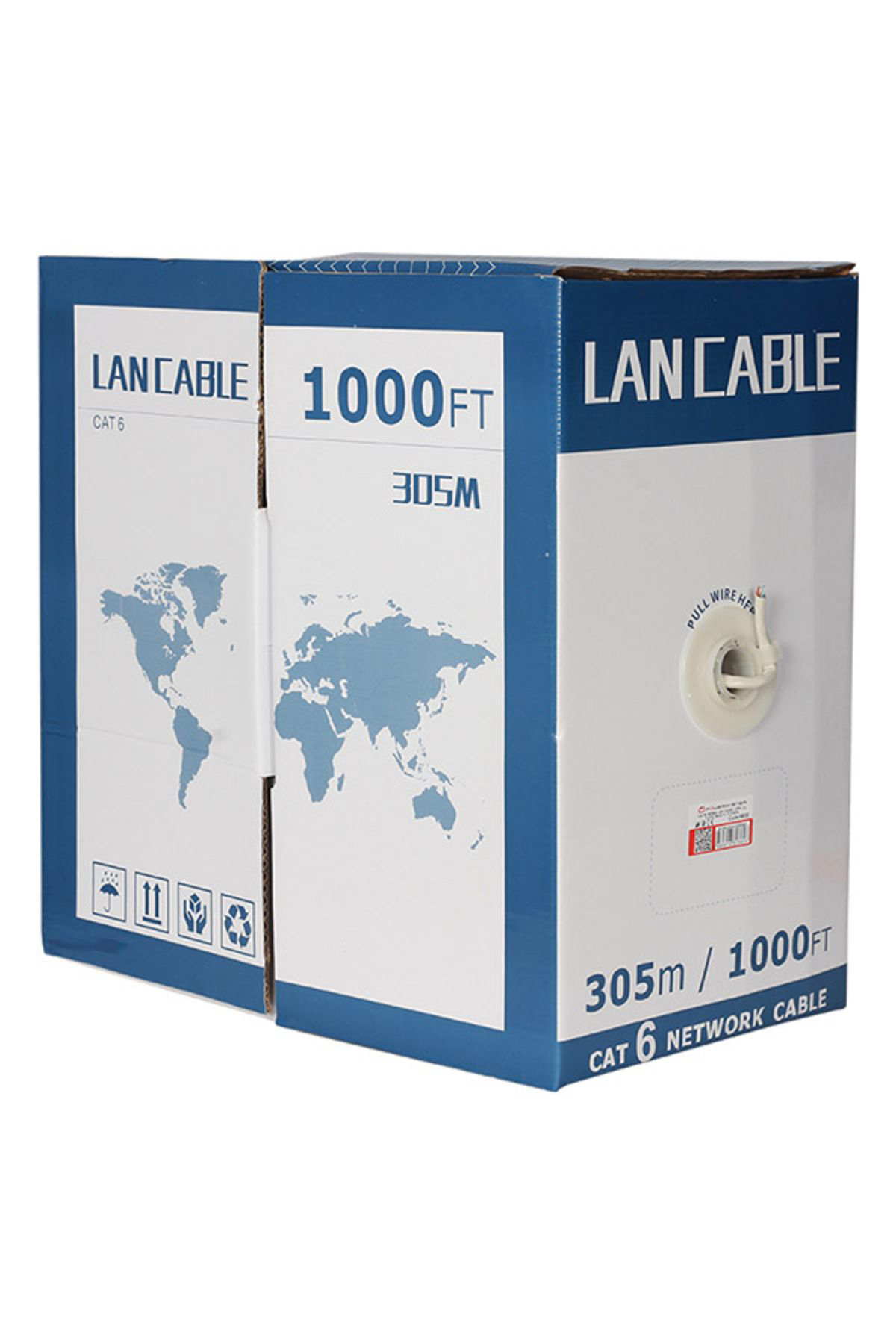 Ok Aksesuar Cat6 305 Metre 23 Awg Utp Cu %100 Bakir 0.41 Mm  Go50603305420